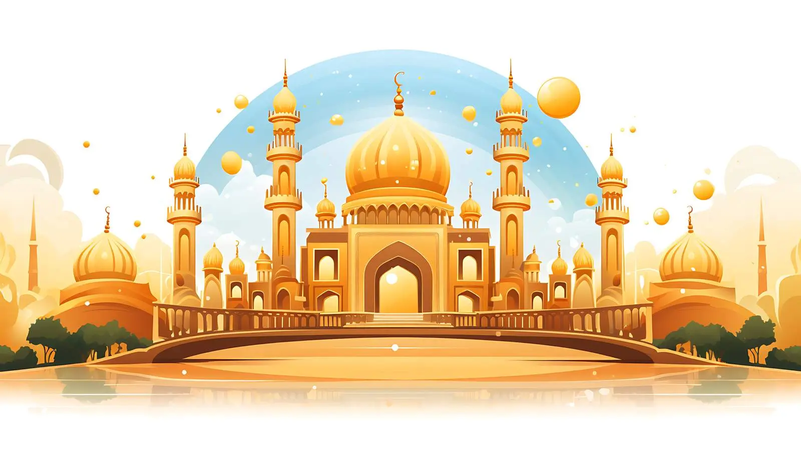 Eid Mubarak Festival Background Design — free download from Dotvec