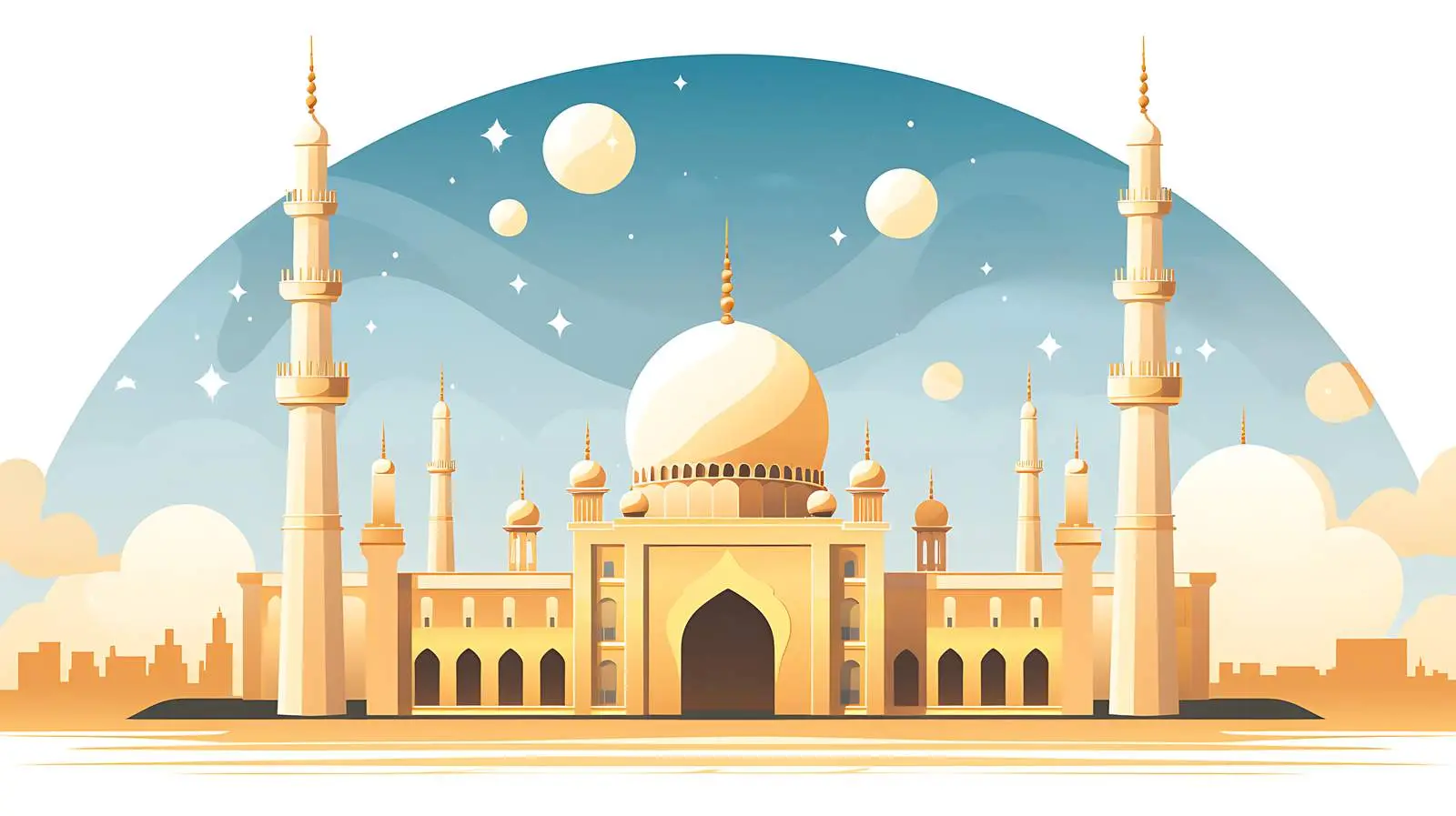 Eid Mubarak Festival Background Design — free download from Dotvec