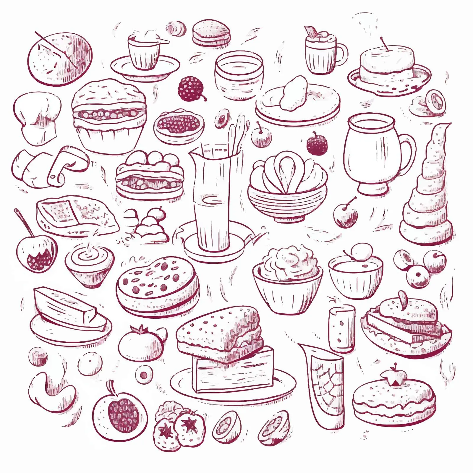 Elegant Background for Restaurant Menu Design – free restaurant visuals image from Dotvec