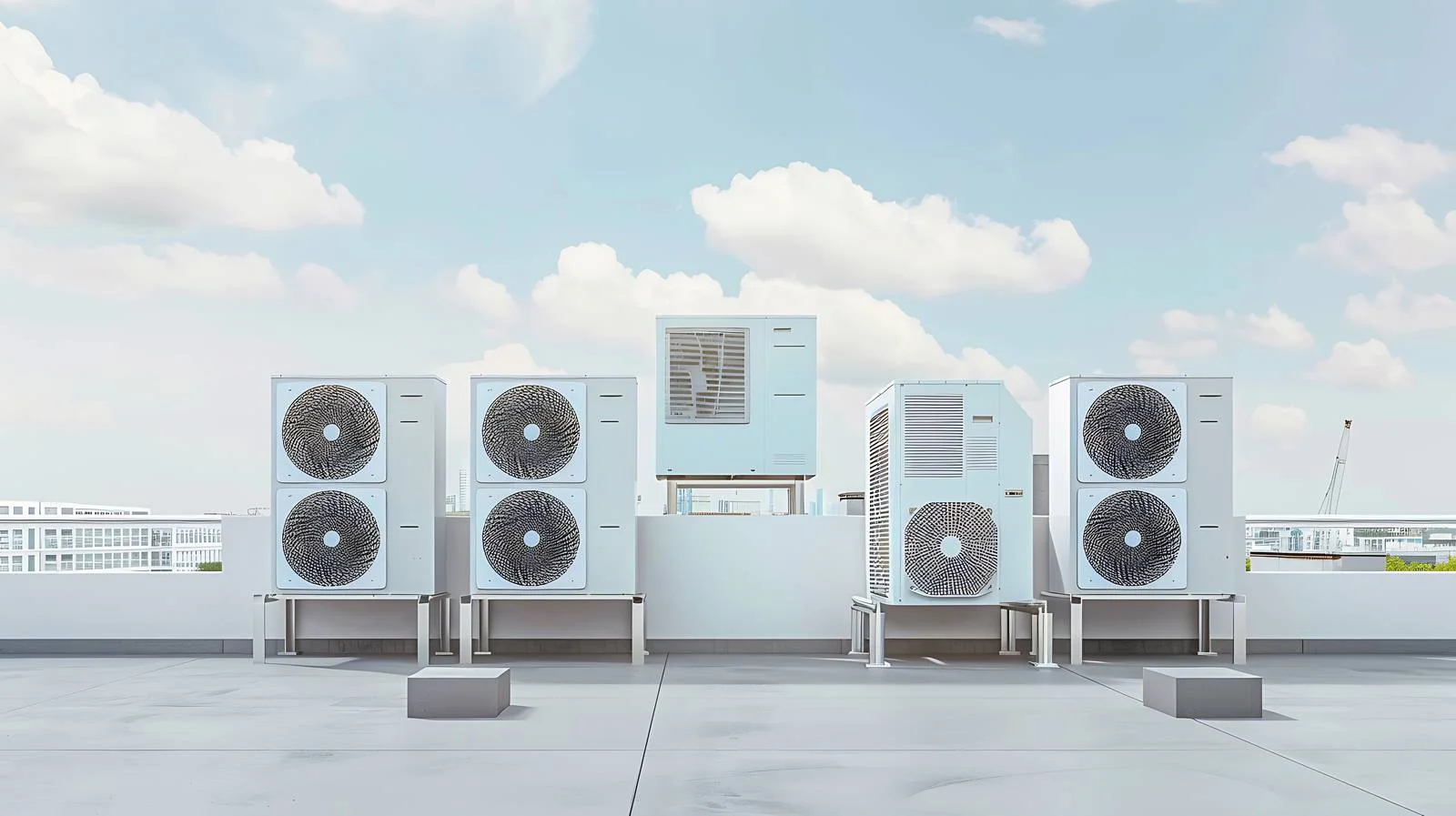 Industrial Roof Air Conditioners View — free download from Dotvec