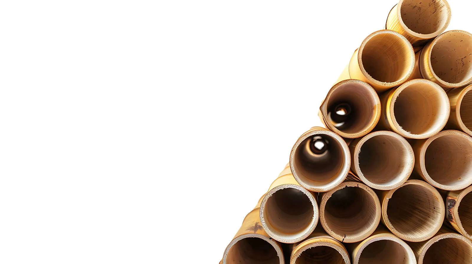 Arrangement of Bamboo Tubes Background — free download from Dotvec