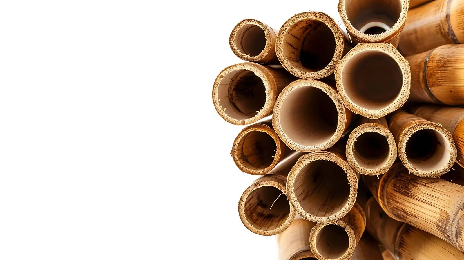 Bamboo Tubes Stack Background — free download from Dotvec
