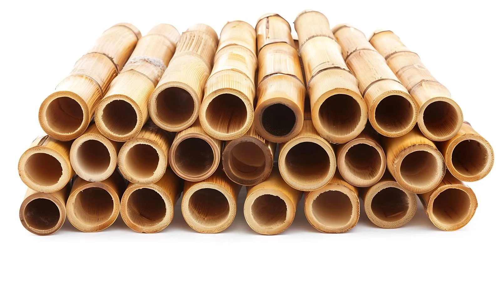 Bamboo Tubes Stack Background — free download from Dotvec