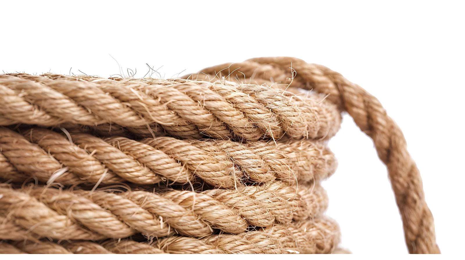 Close-up of jute rope on reel — free download from Dotvec