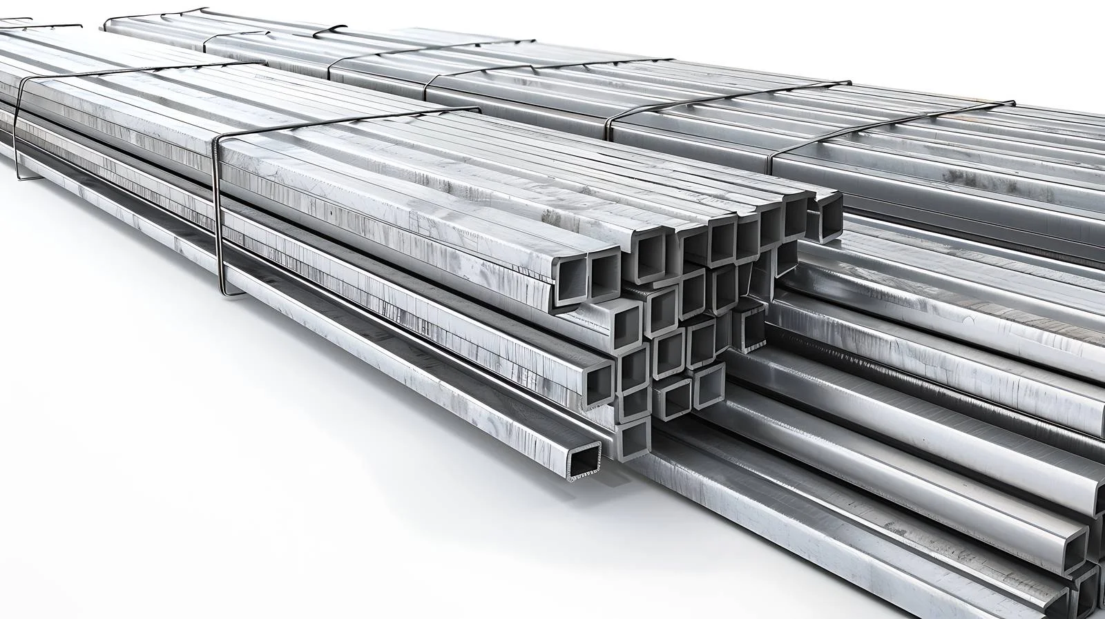 Metal Bars in Warehouse Construction Setting — free download from Dotvec