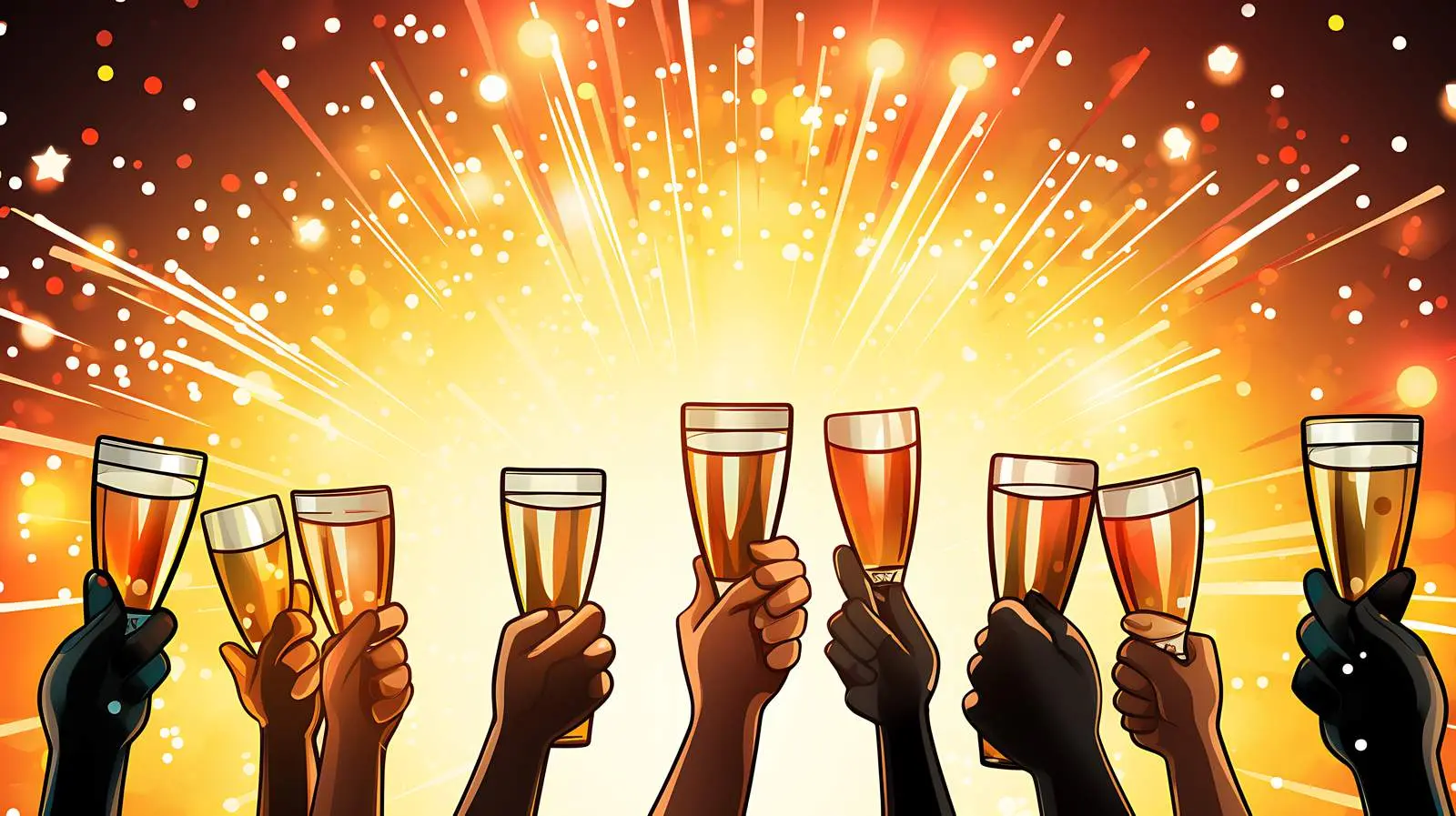 Vibrant Party Crowd Background — free download from Dotvec