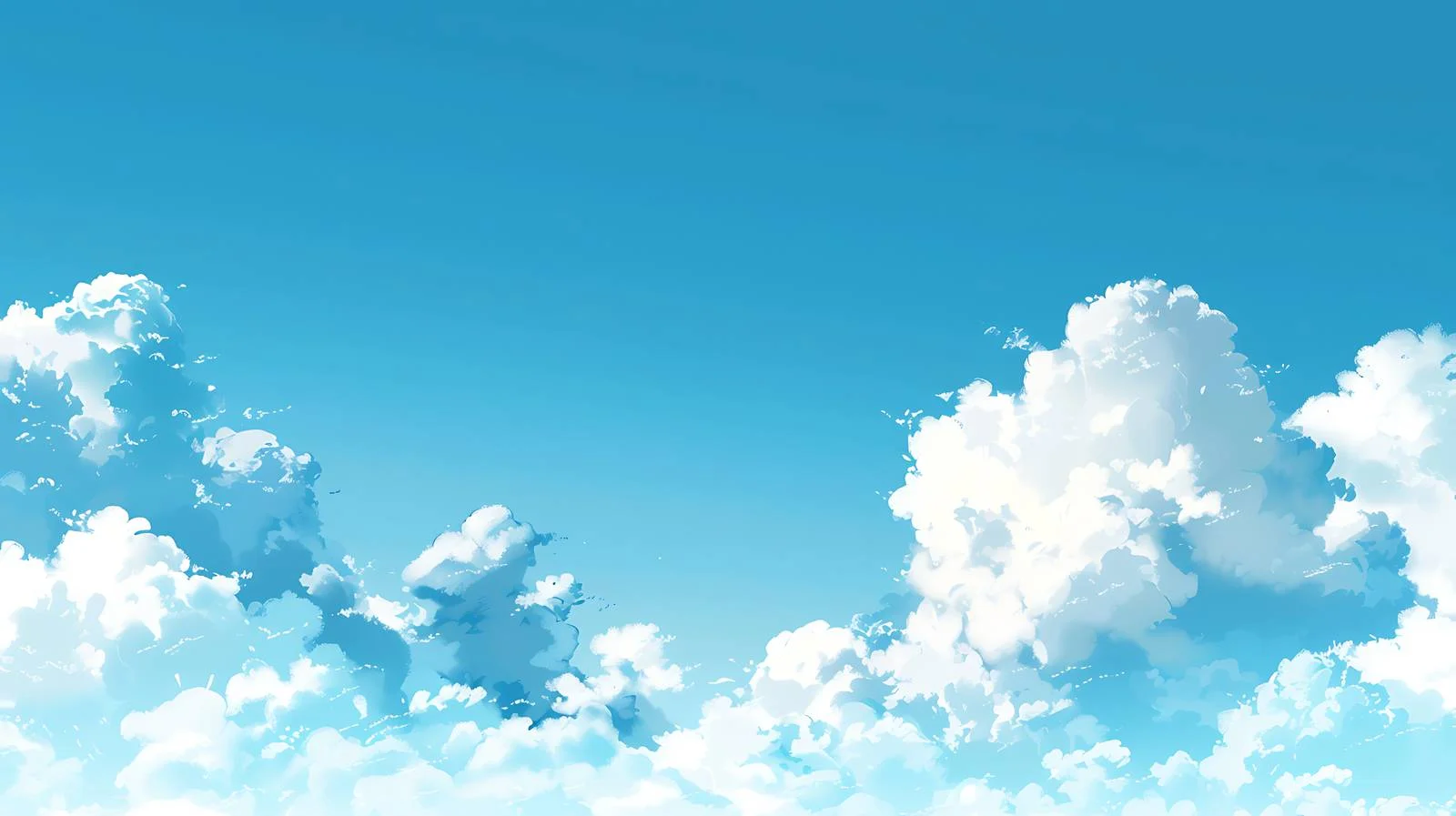 Serene Blue Sky and Clouds Wallpaper — free download from Dotvec
