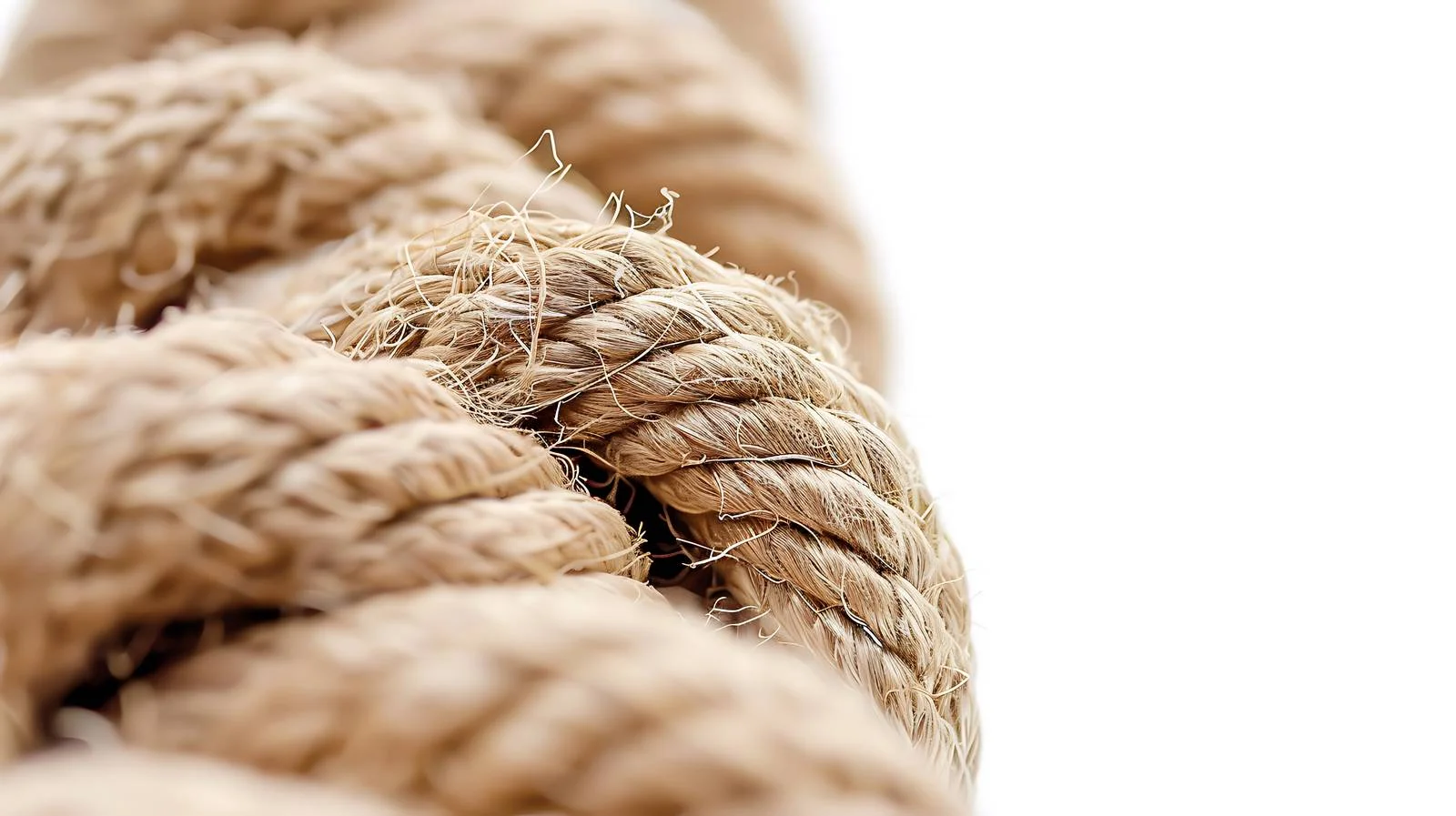Detailed Close-Up of Isolated Jute Rope — free download from Dotvec