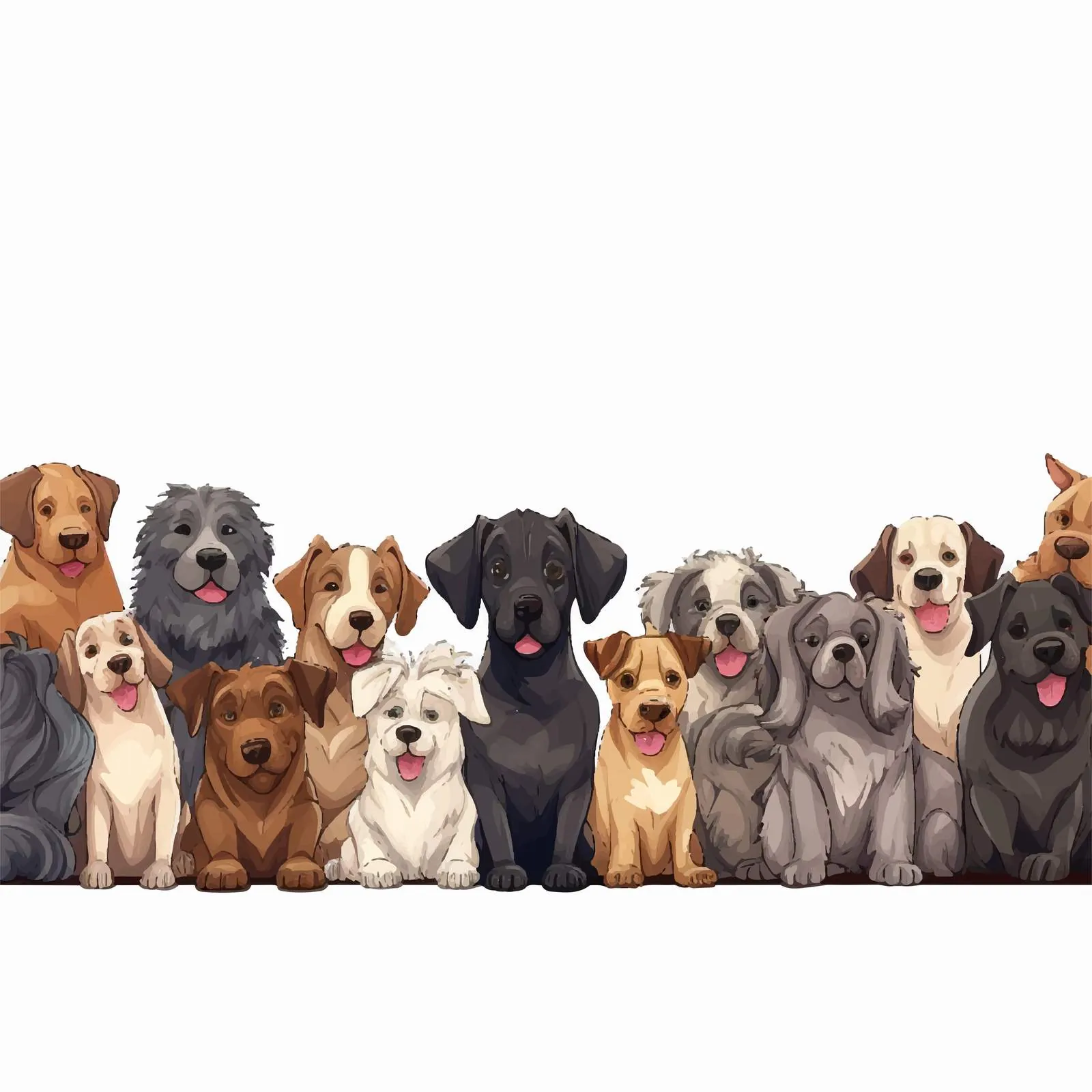 Thoroughbred Dog Vector Background for Text — free download from Dotvec