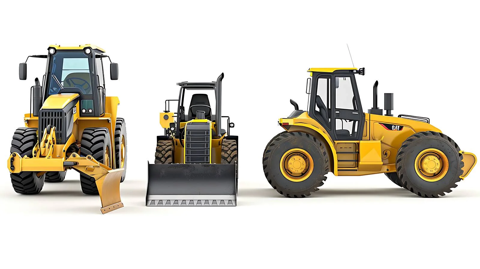 Construction Vehicles at Work Site — free download from Dotvec