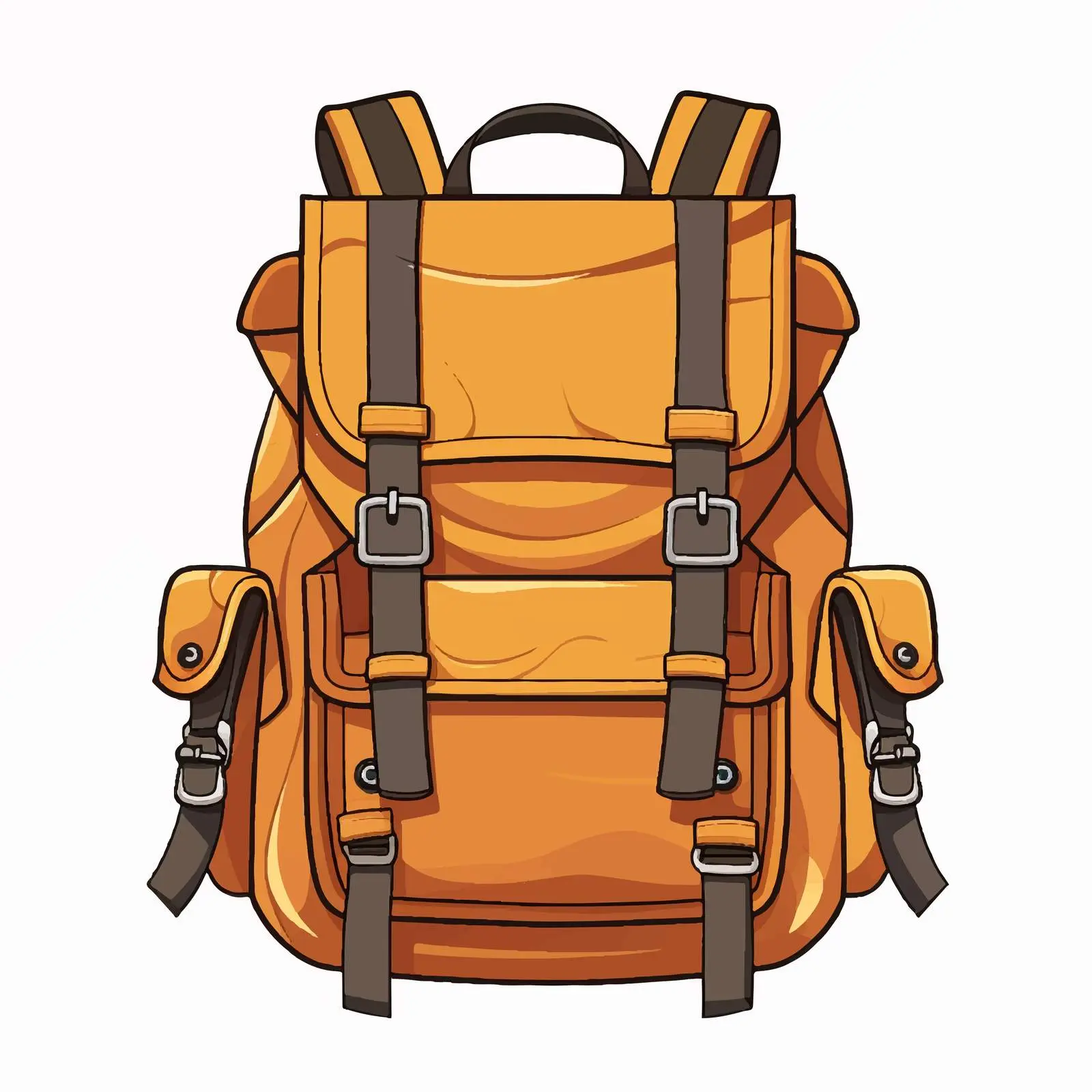 Isolated Backpack Line Vector Illustration — free download from Dotvec