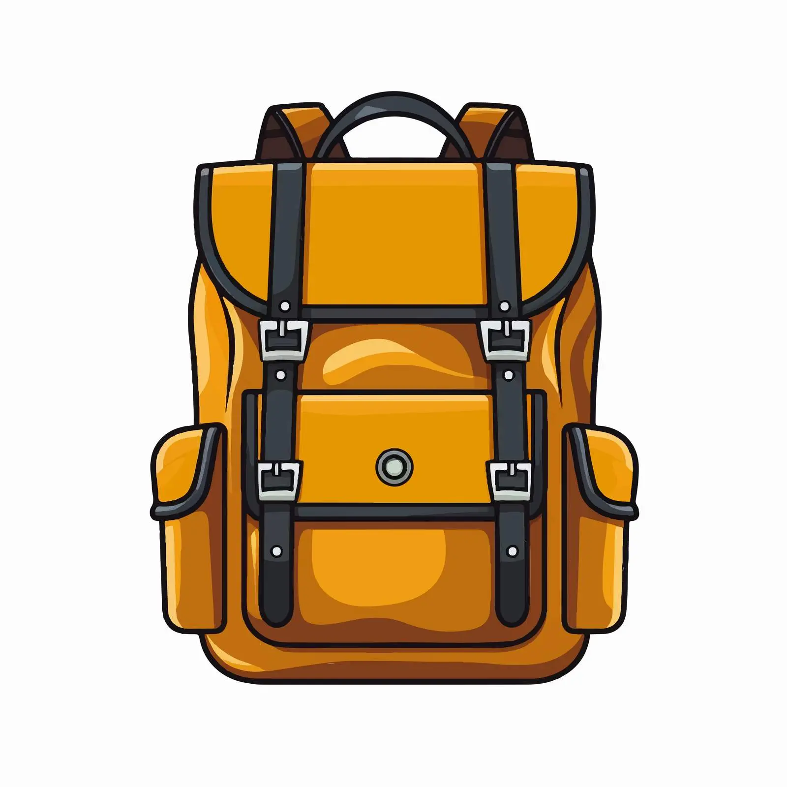 Isolated Vector Backpack Illustration on White Background — free download from Dotvec