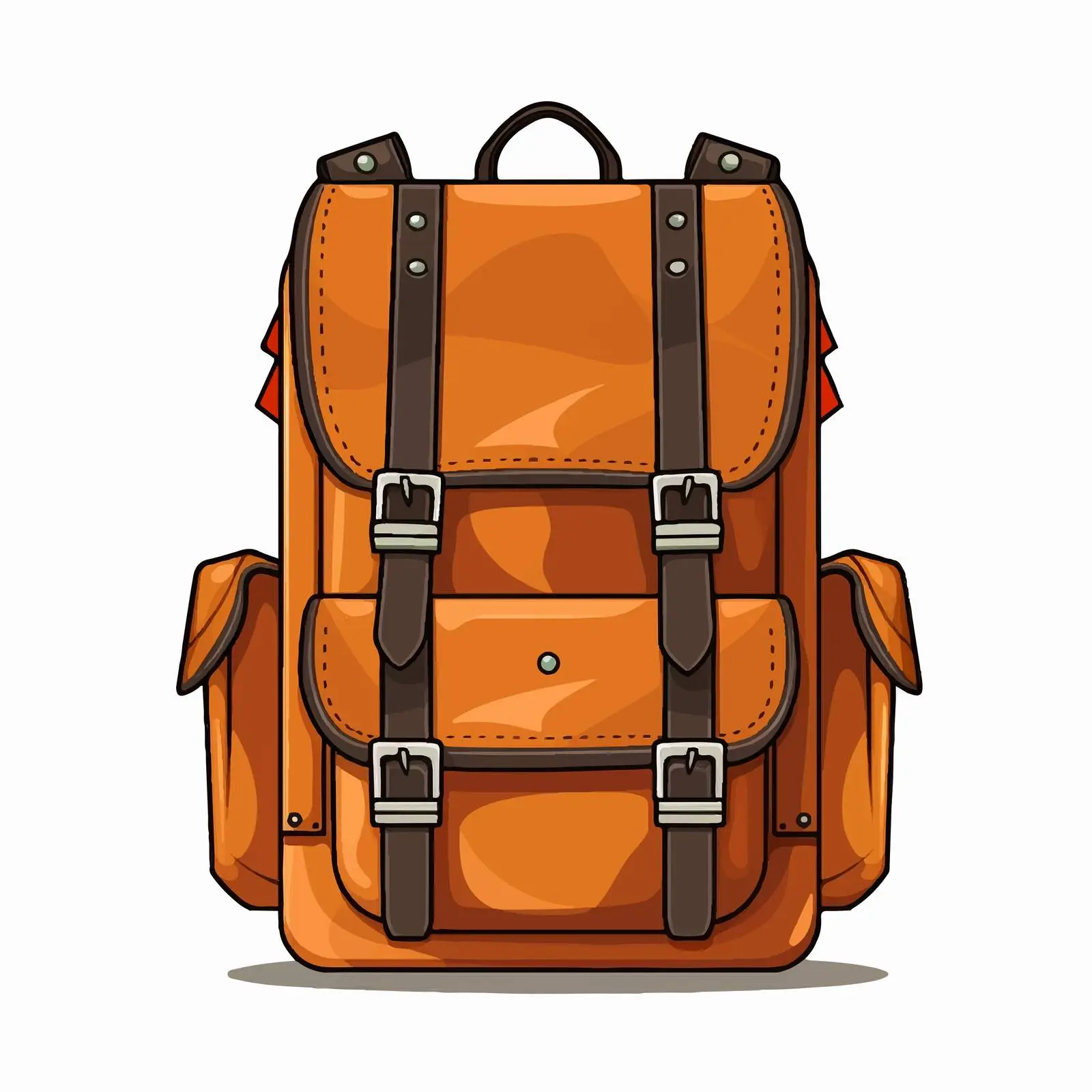 Vector Illustration of Backpack on White Background — free download from Dotvec