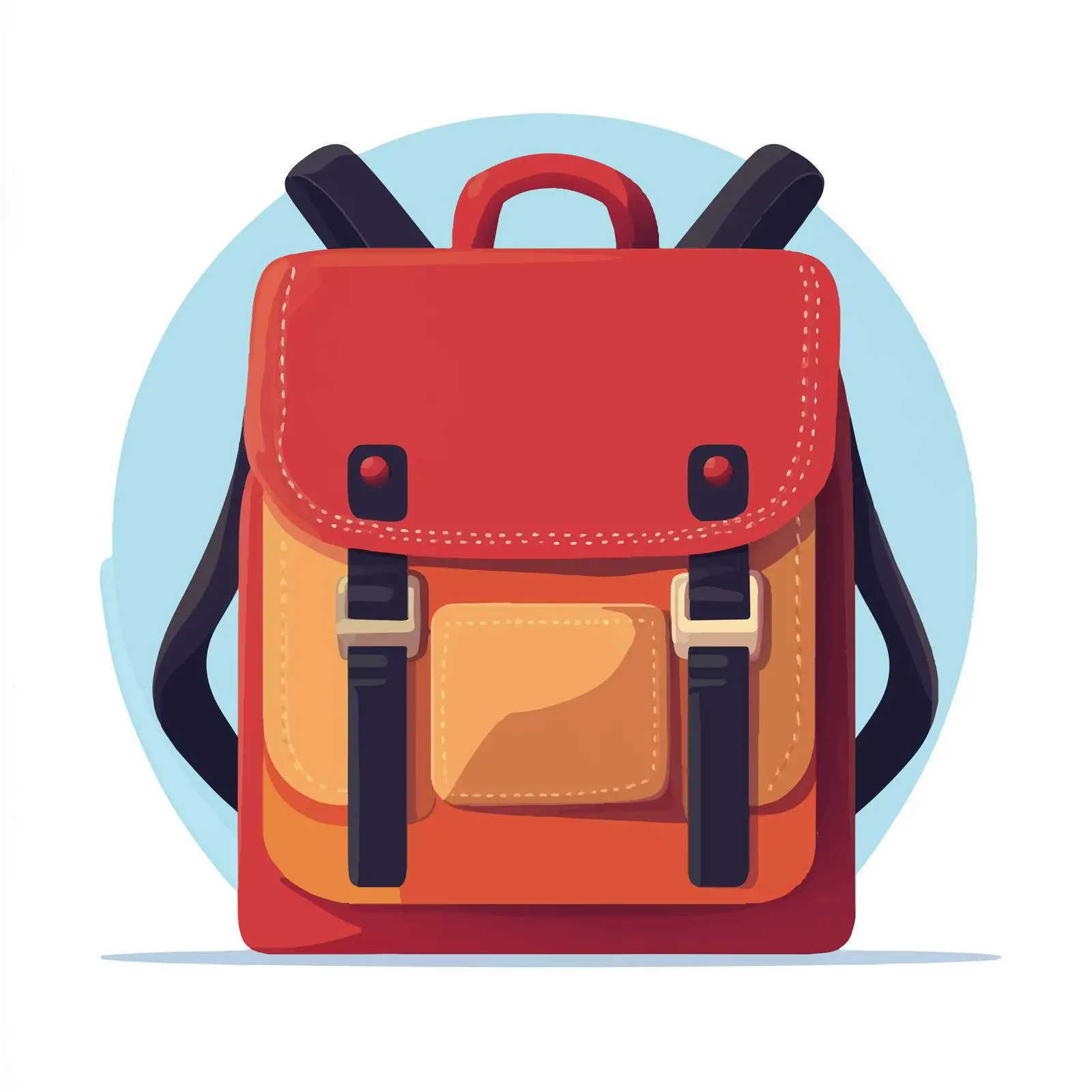 Cartoon Backpack Vector Icon Design — free download from Dotvec