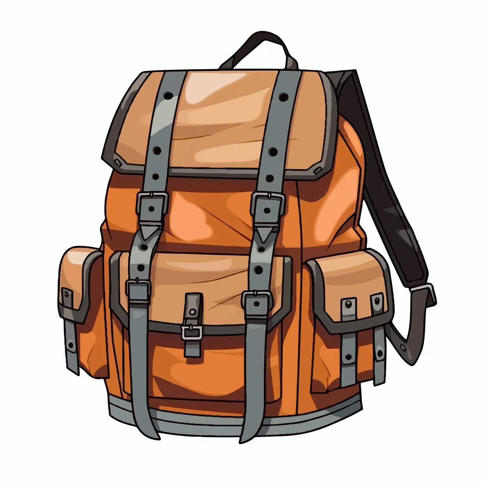 Isolated Backpack Vector Illustration on White Background — free download from Dotvec