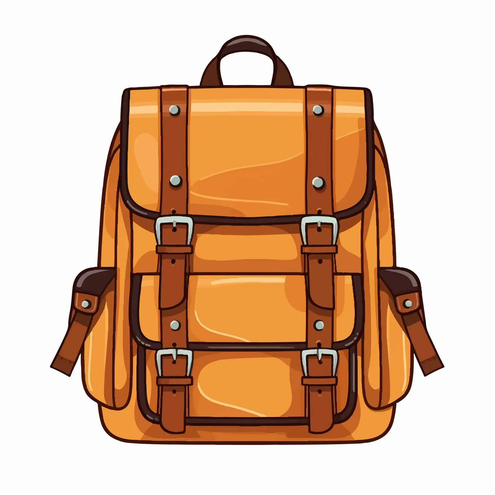 Backpack Vector Illustration on White Background — free download from Dotvec