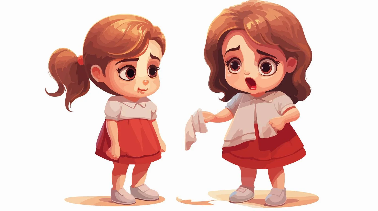 Childhood Conflict Cartoon — free download from Dotvec