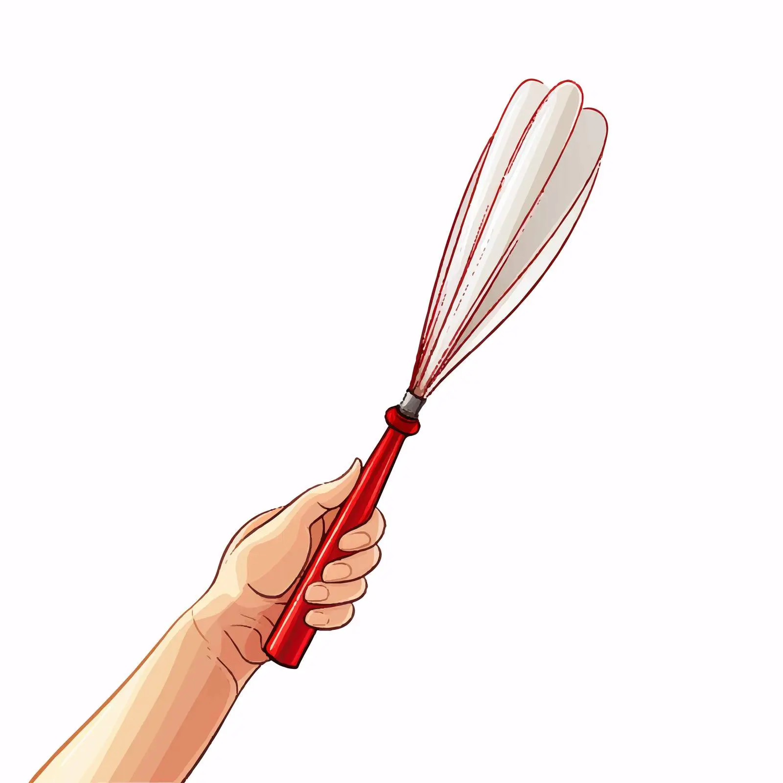 Badminton Grip Line Vector Illustration — free download from Dotvec