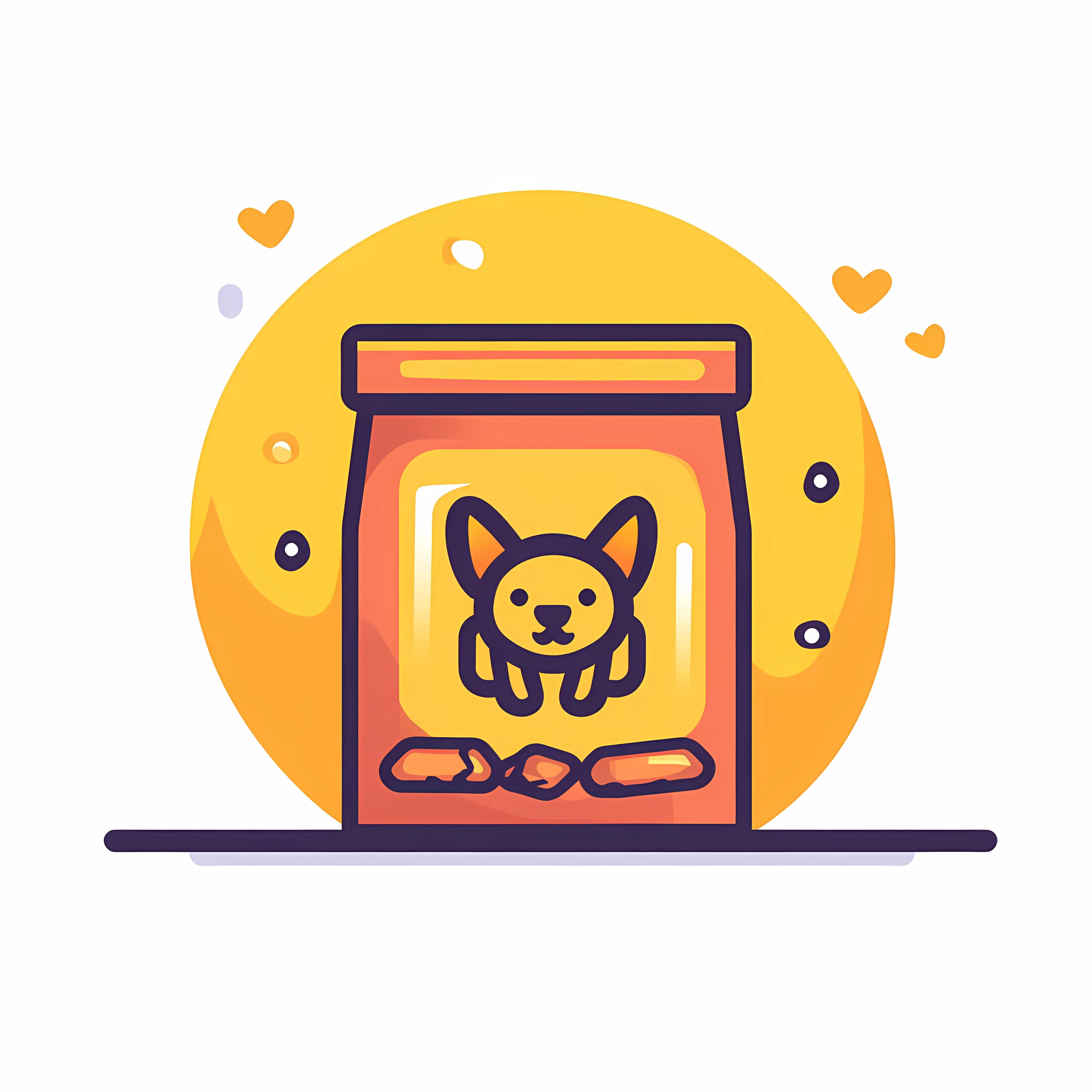 Pet Shop Veterinary Products Flat Vector Illustration — free download from Dotvec