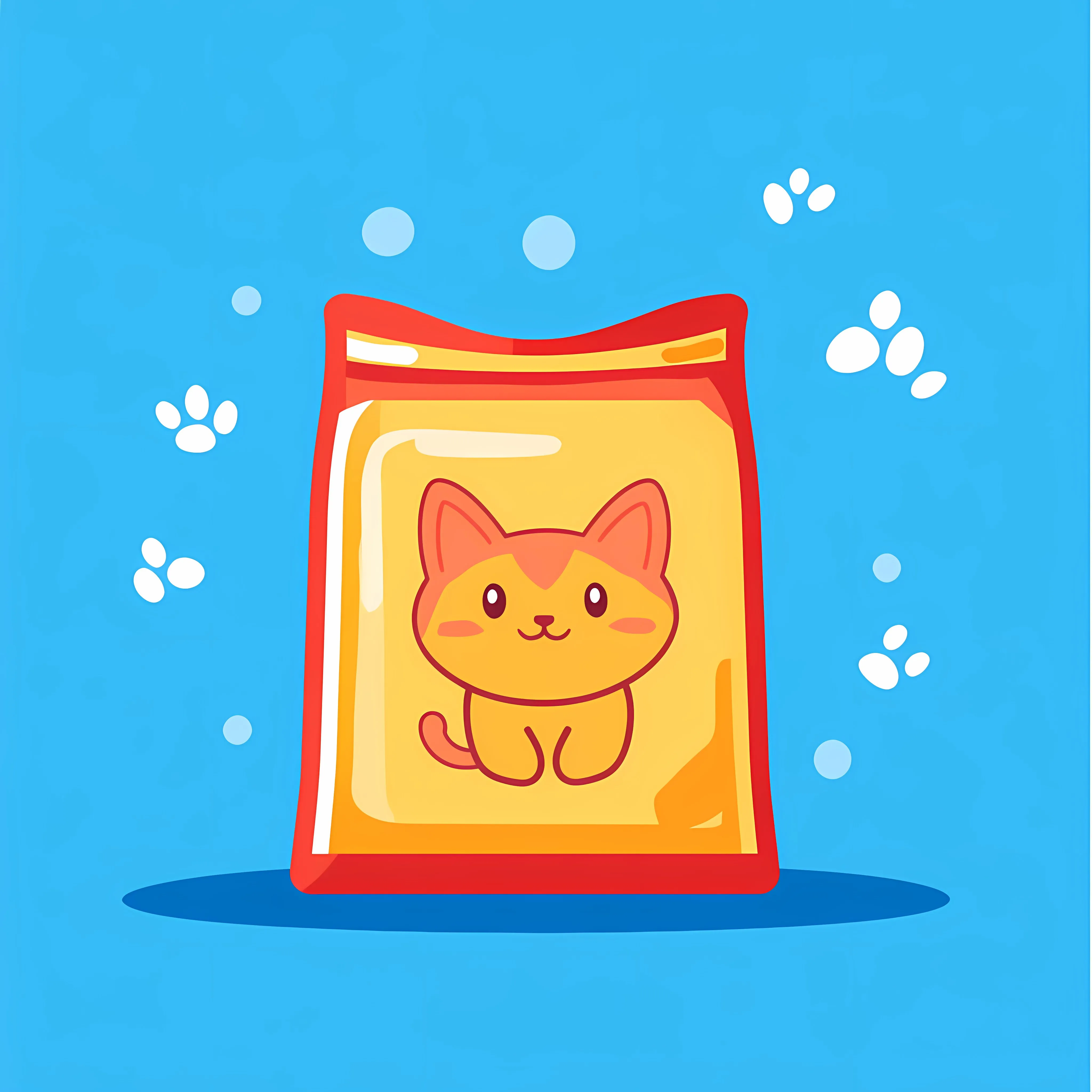 Pet Food Bag Vector Illustration for Veterinary Use — free download from Dotvec