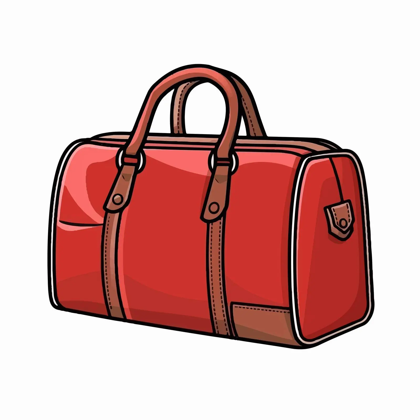 Cartoon Bag Vector Illustration — free download from Dotvec