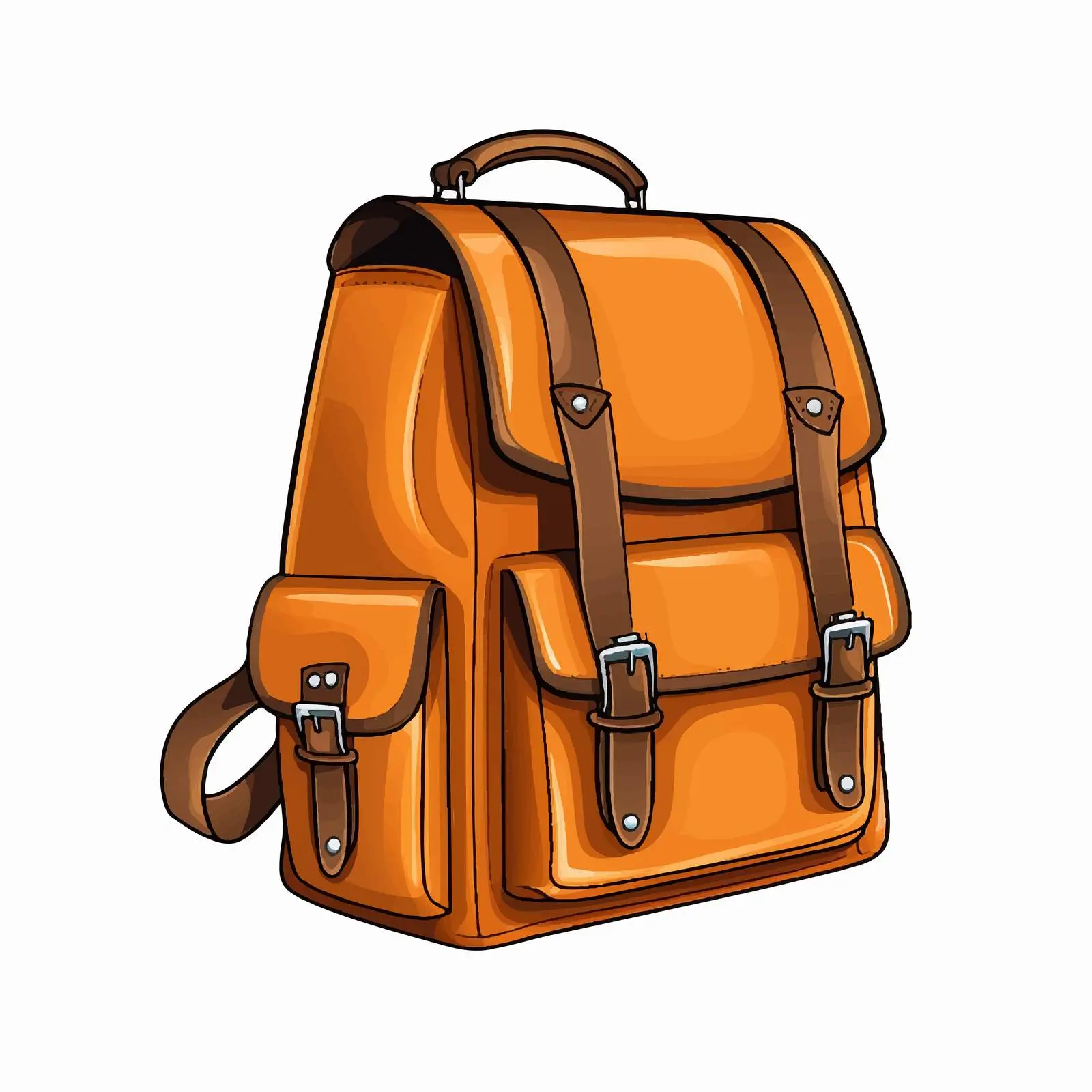 Cartoon Bag Vector Illustration Isolated — free download from Dotvec