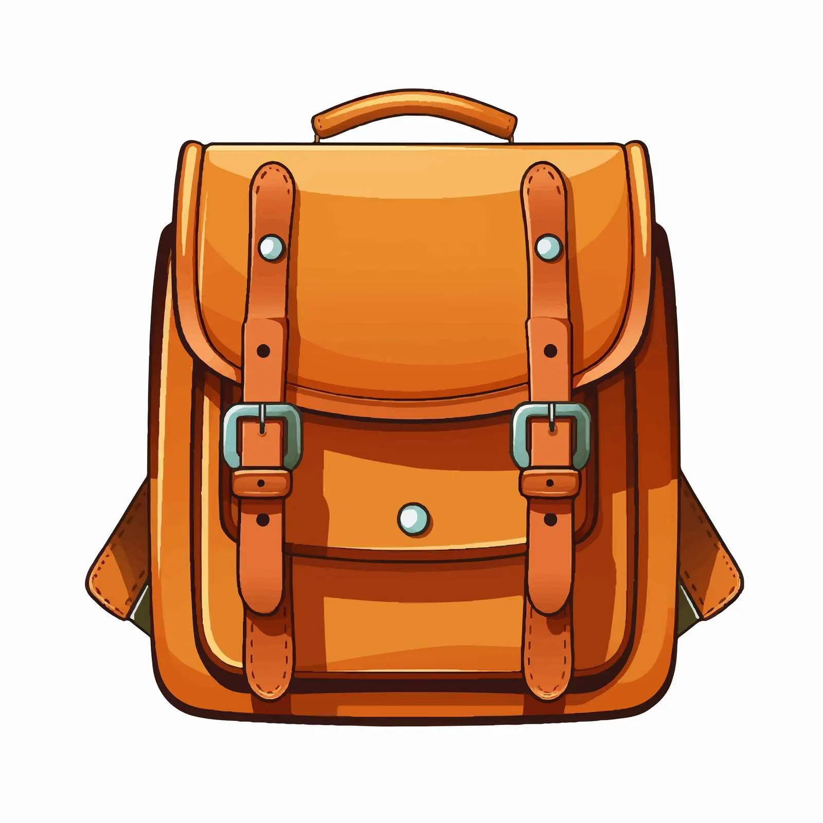 Top View Bag Vector Illustration on White Background — free download from Dotvec
