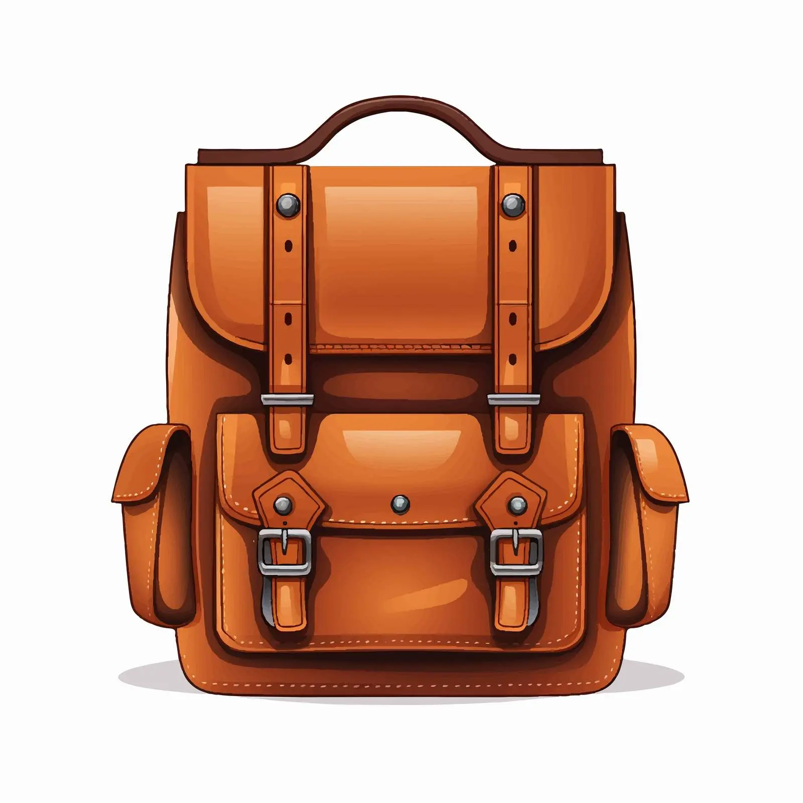 Top View Bag Vector Illustration on White Background — free download from Dotvec