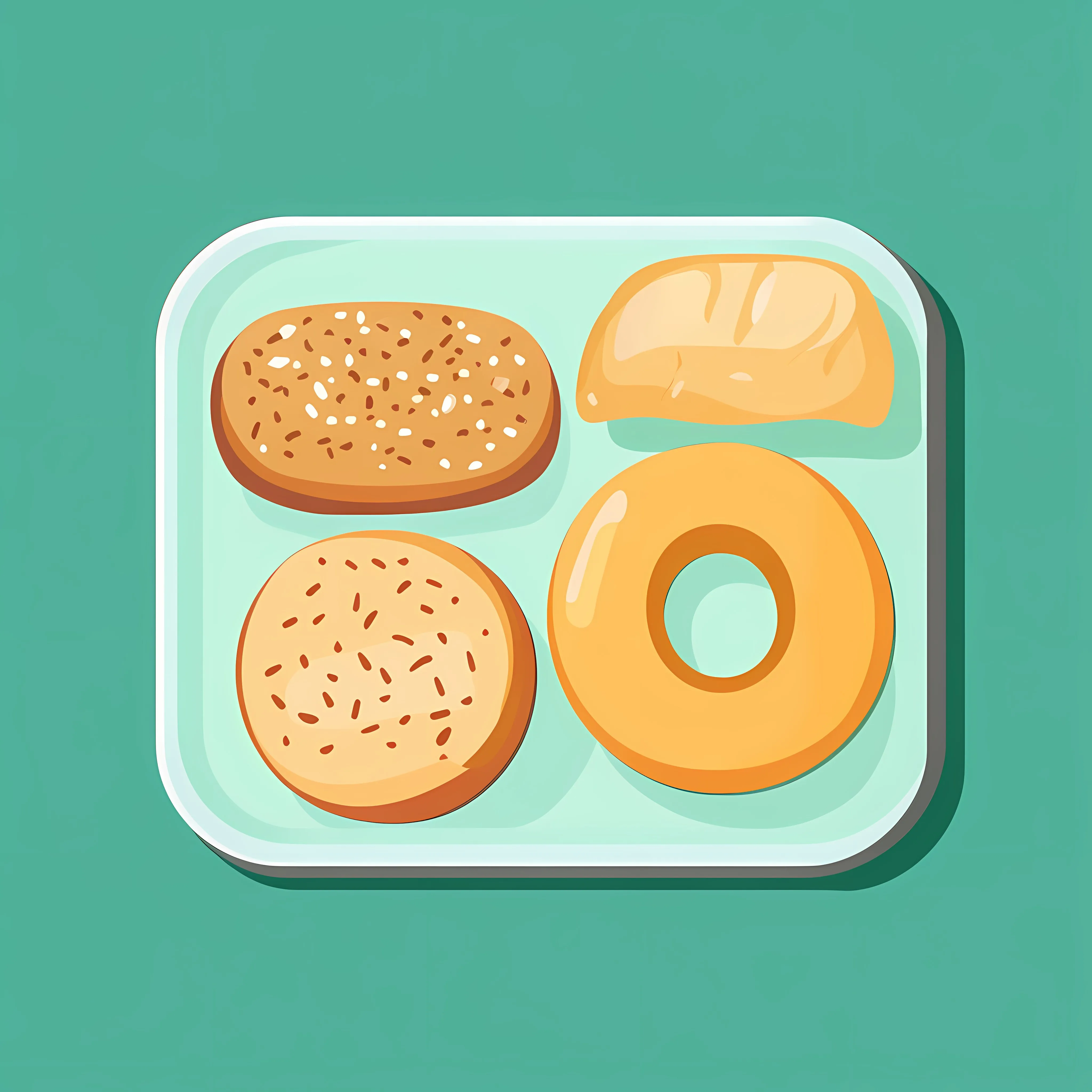 Flat Bagel Bakery and Bread Icon – free bagel image from Dotvec