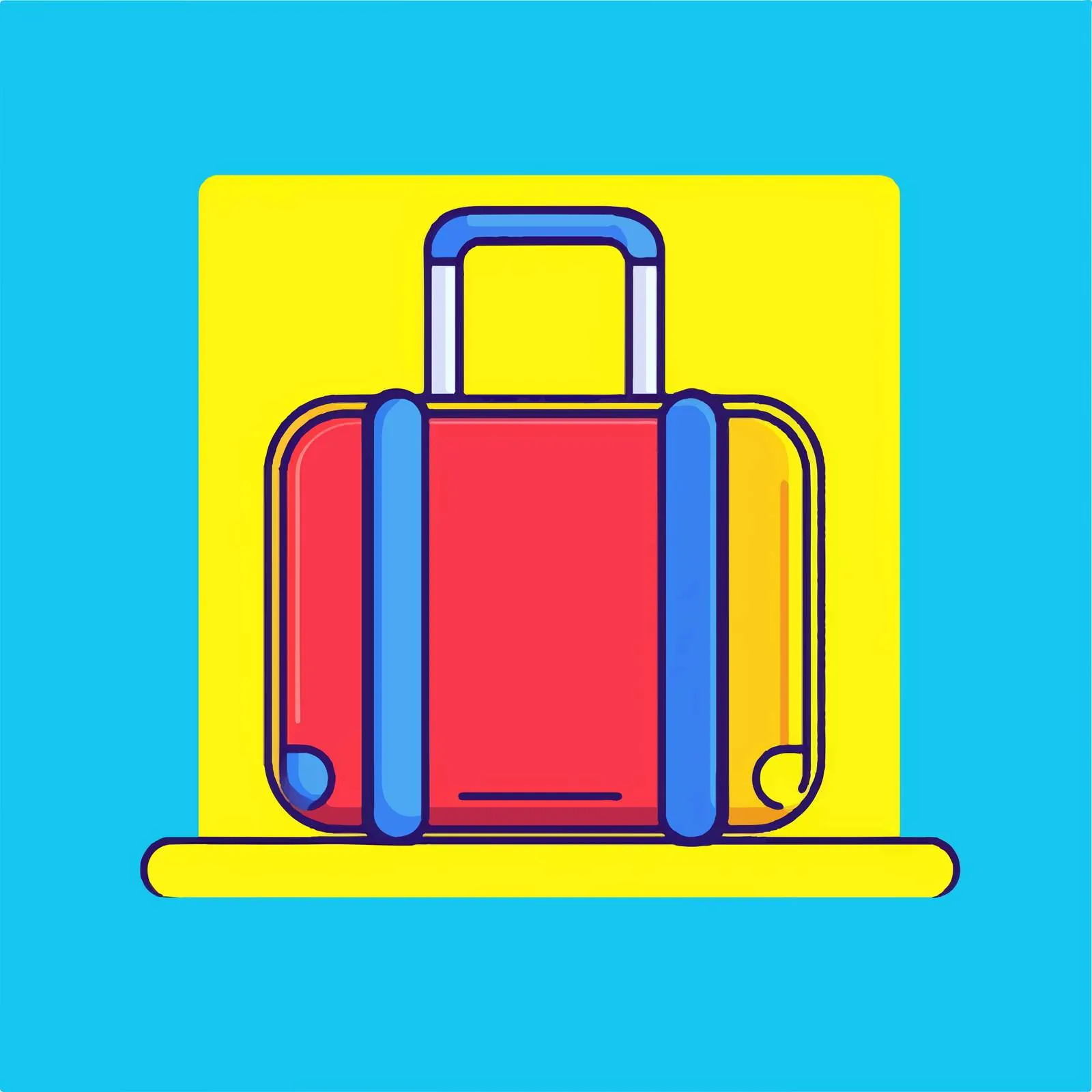 Baggage Icon Vector Design in Various Colors — free download from Dotvec