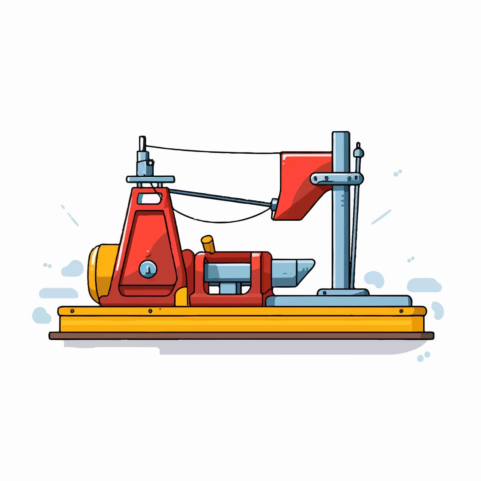Cartoon Bailer Line Vector Illustration — free download from Dotvec