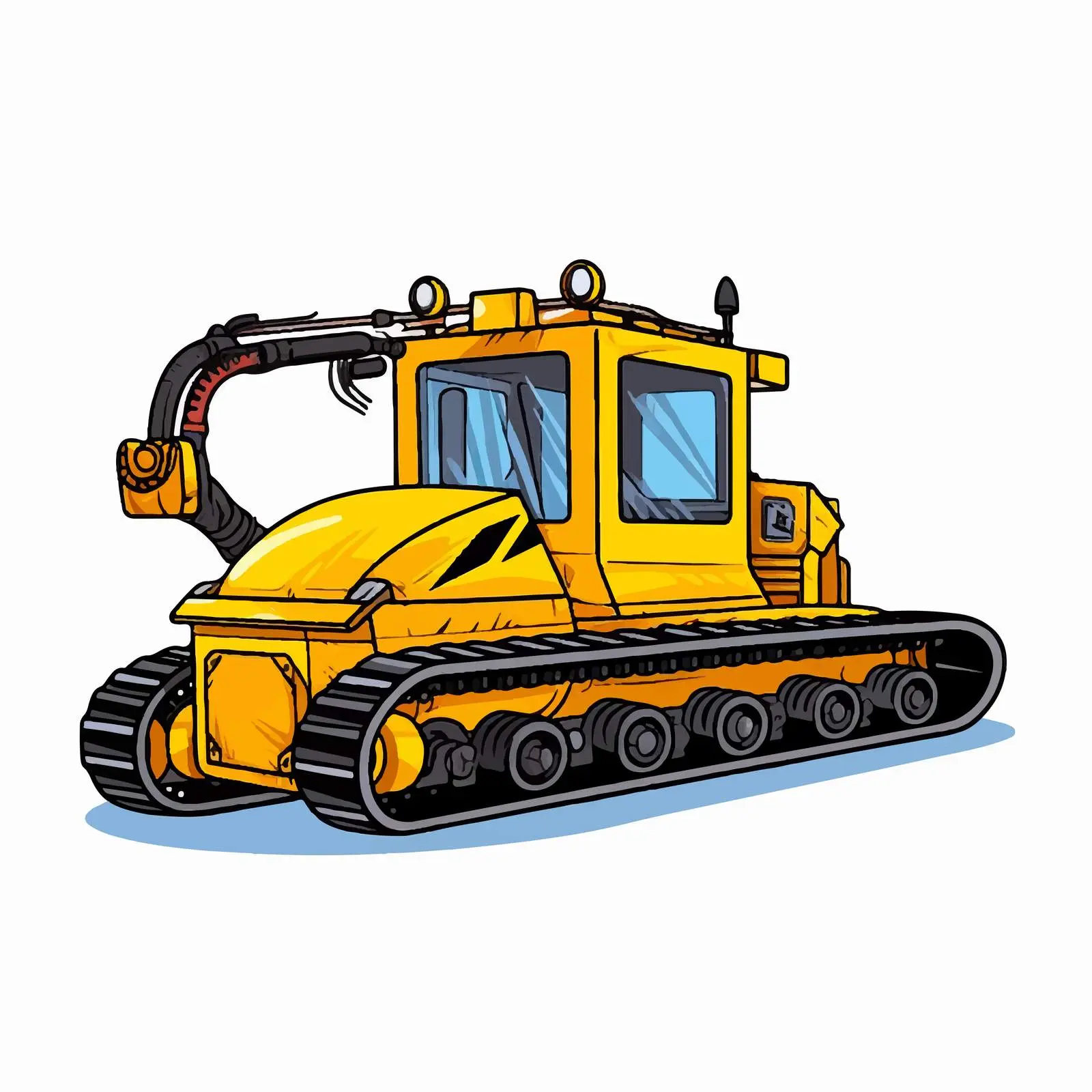 Bailer Line Vector Illustration Cartoon Design — free download from Dotvec