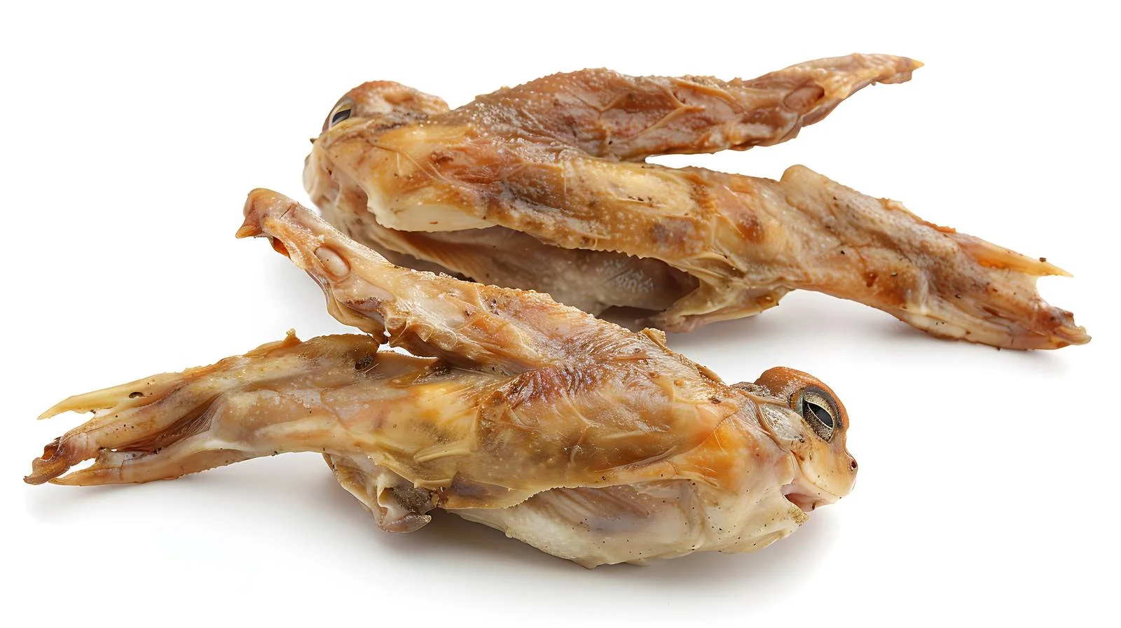 Delicious Baked Frog Legs on White — free download from Dotvec