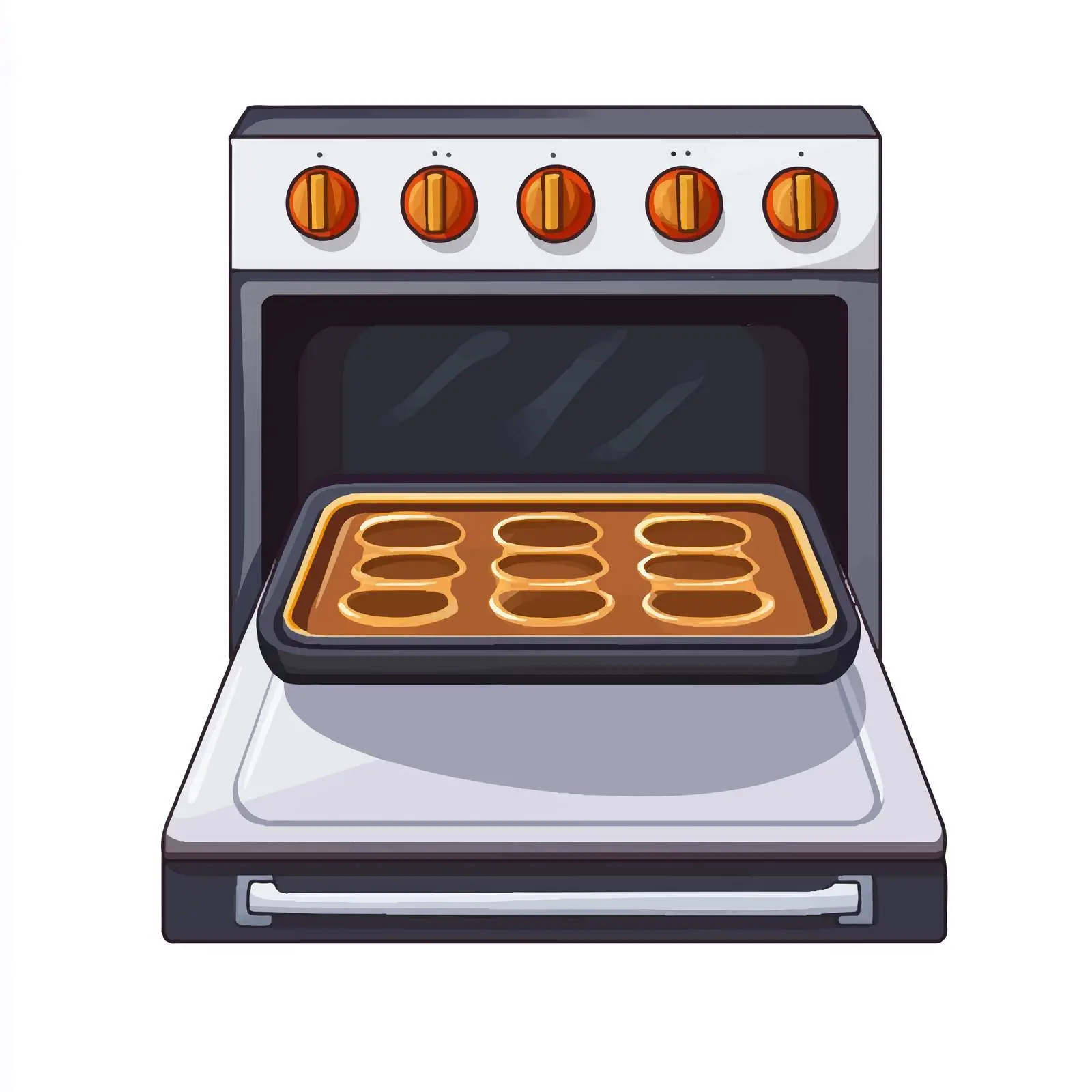 Cartoon Baking Sheet Illustration — free download from Dotvec