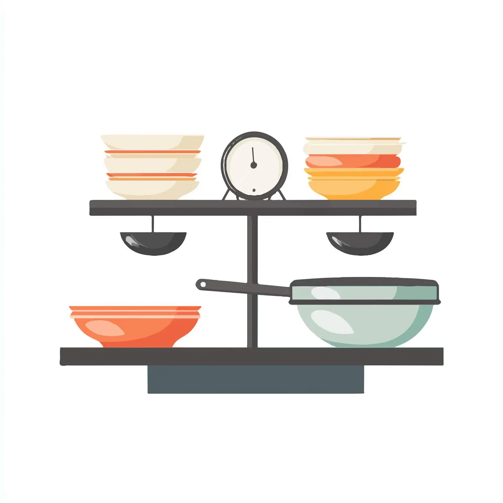 Old Traditional Balance Weight Scales — free download from Dotvec