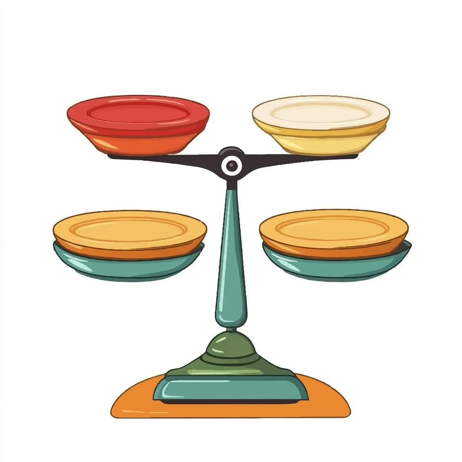 Traditional Balance Weight Scales Illustration — free download from Dotvec