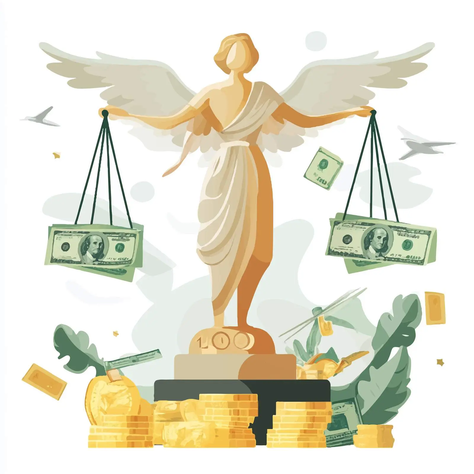 Balancing Money and Travel Concepts — free download from Dotvec