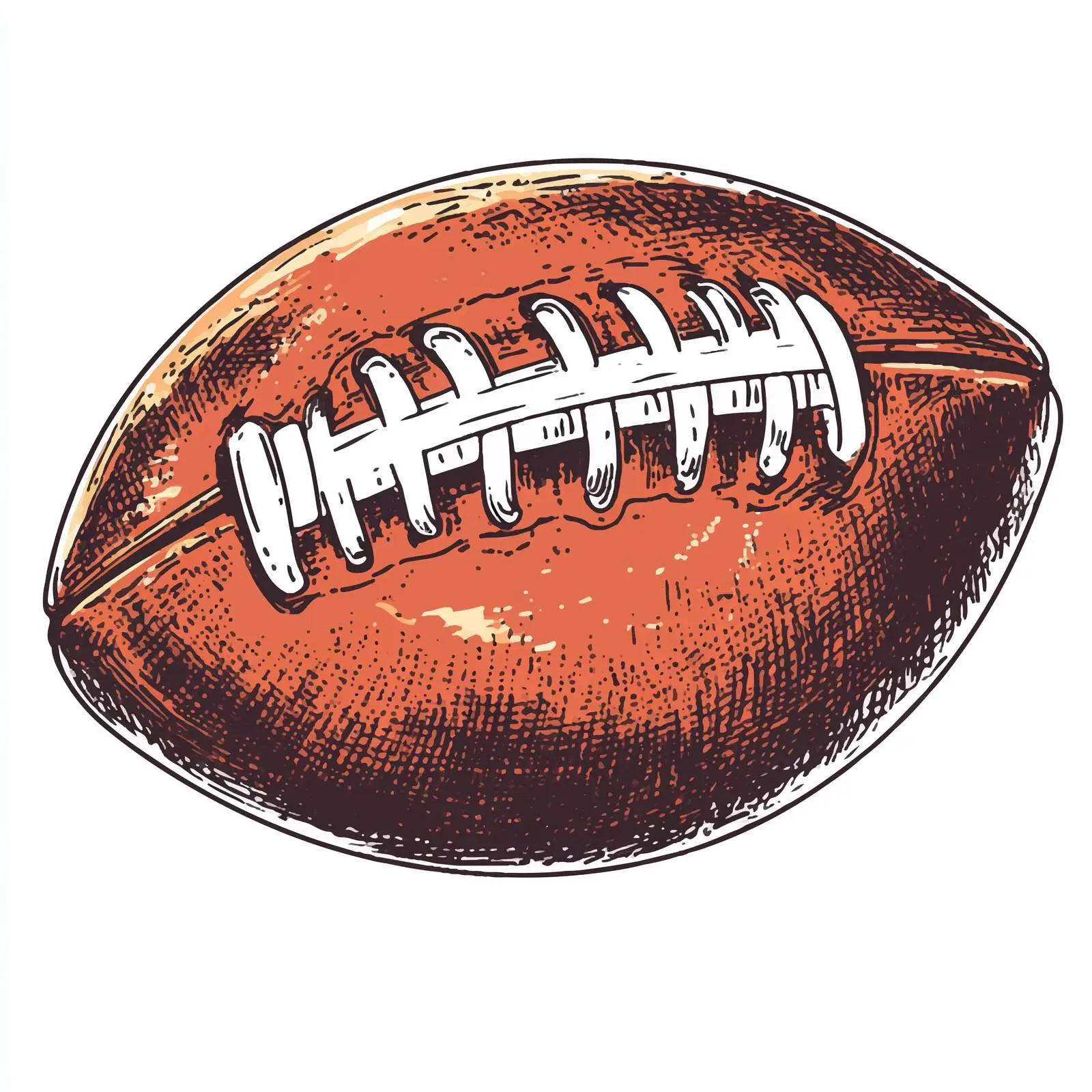 Hand-Drawn American Football Sketch — free download from Dotvec