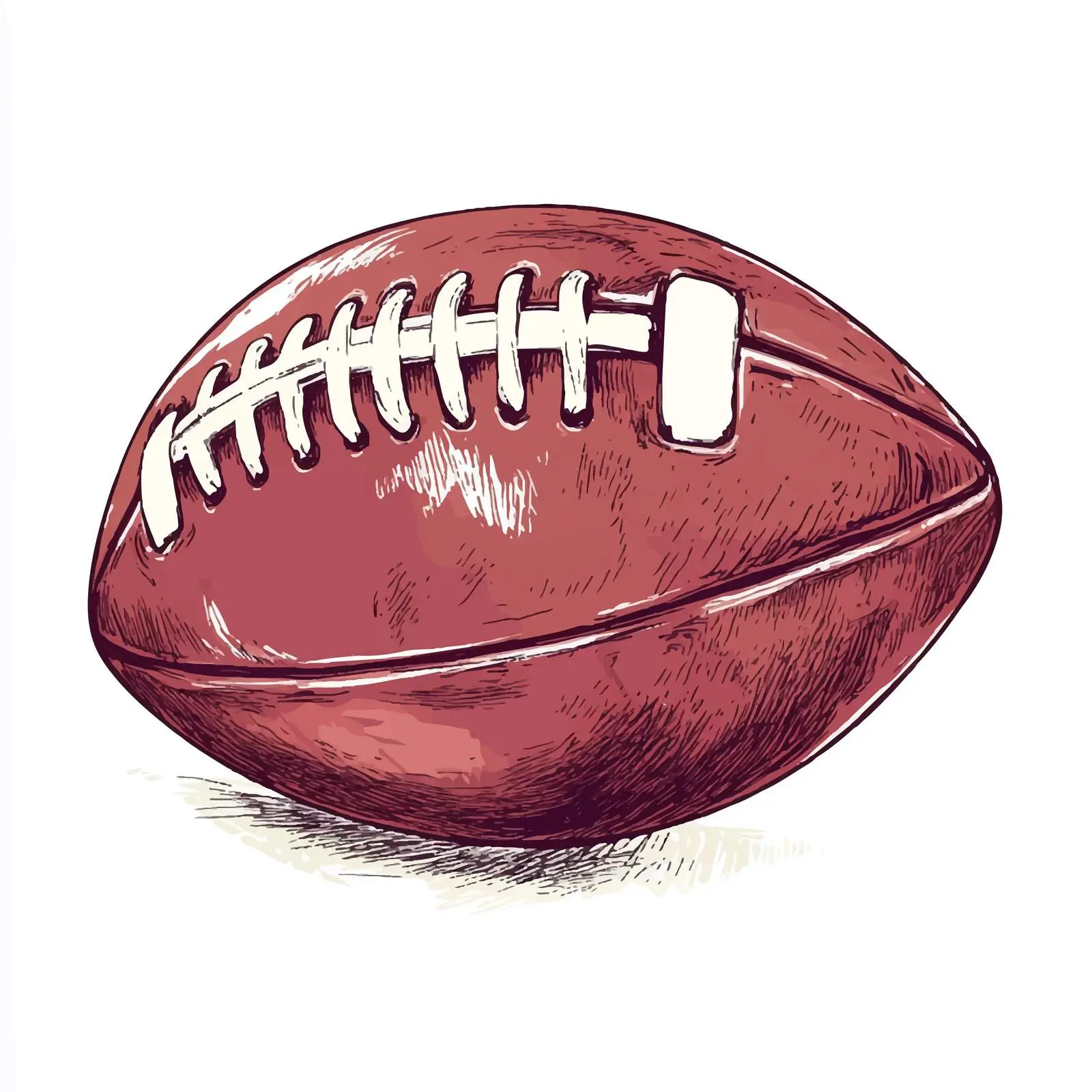 Hand-Drawn American Football Sketch — free download from Dotvec