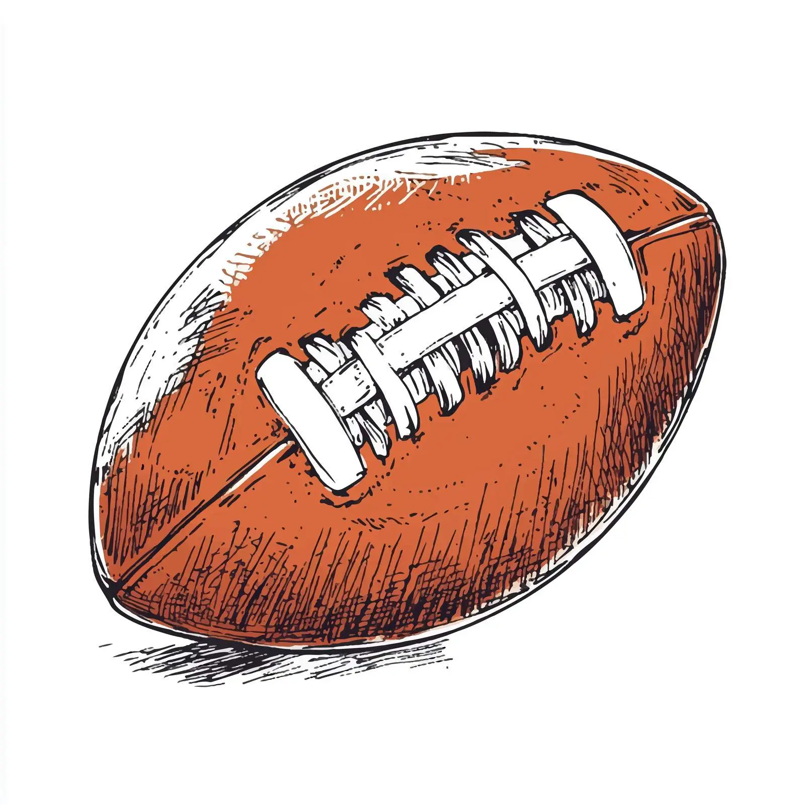 Hand-Drawn American Football Vector — free download from Dotvec