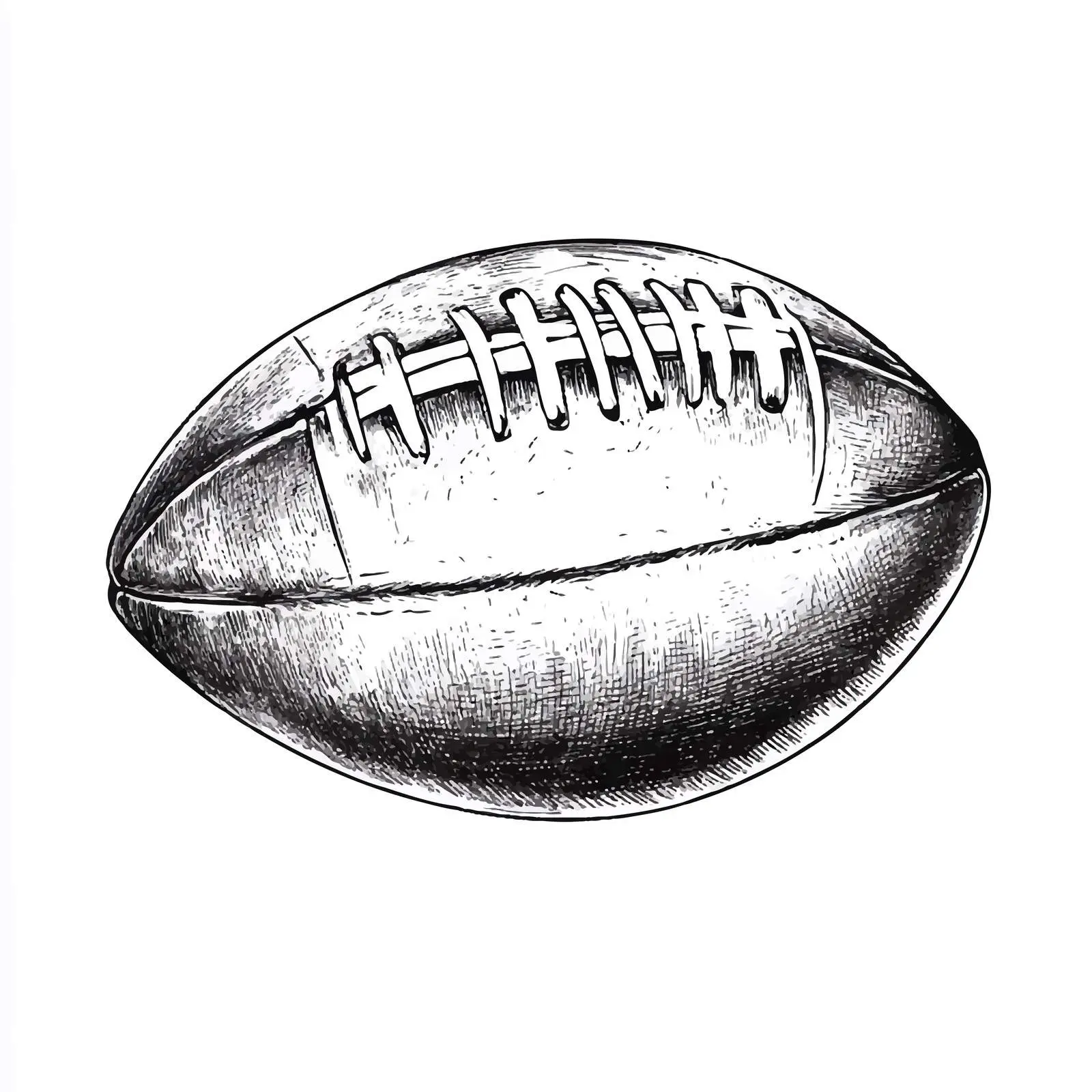 Hand-Drawn American Football Sketch — free download from Dotvec