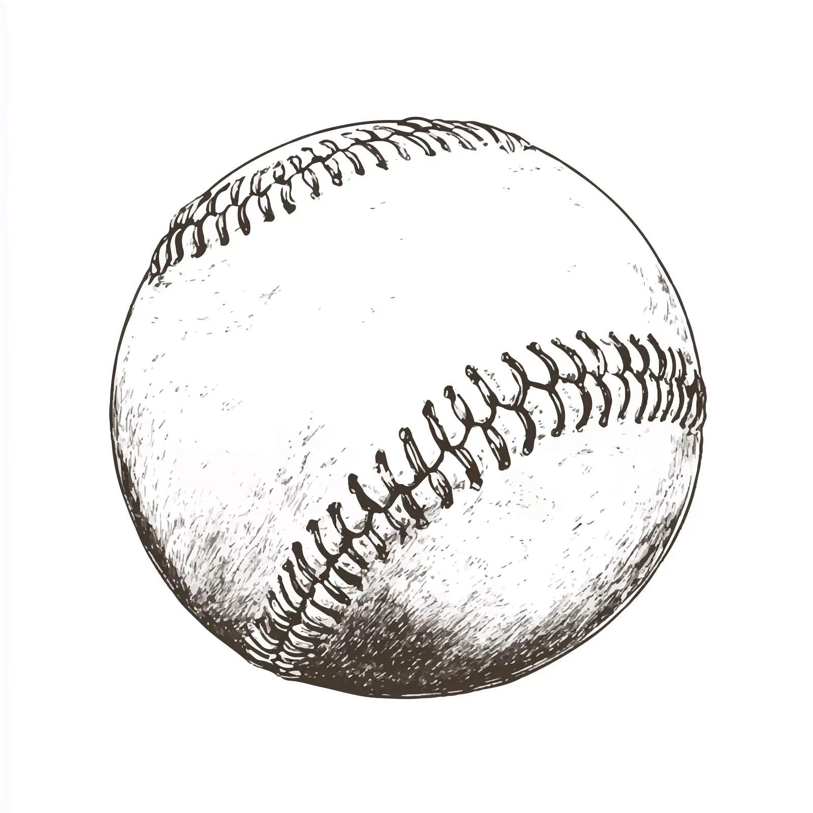 Hand-Drawn Baseball Sketch Vector — free download from Dotvec