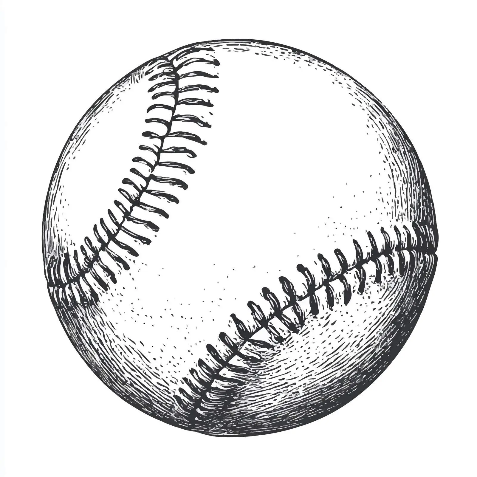 Hand-Drawn Baseball Sketch Illustration — free download from Dotvec