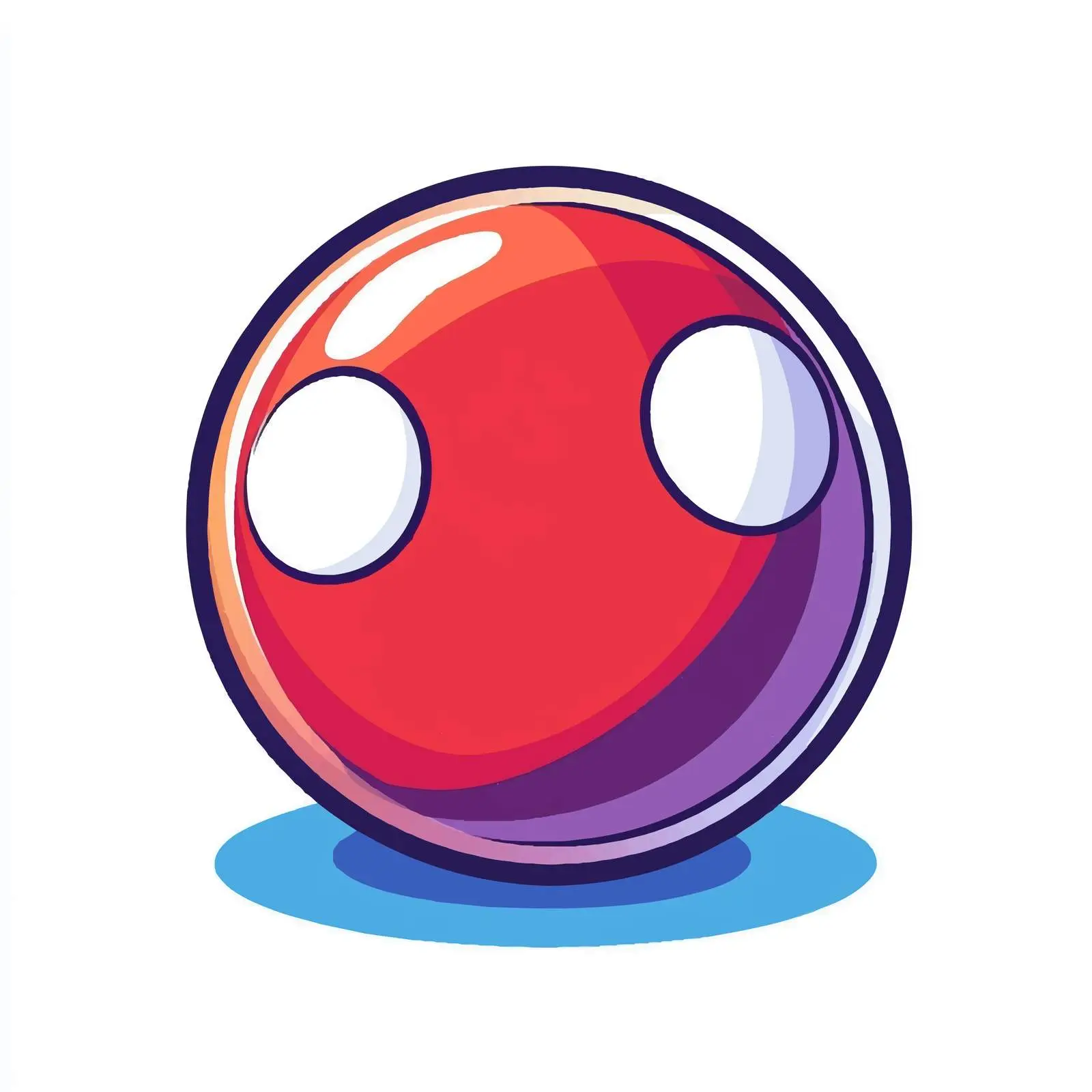 Billiards Ball Vector Icon – free sports symbol image from Dotvec