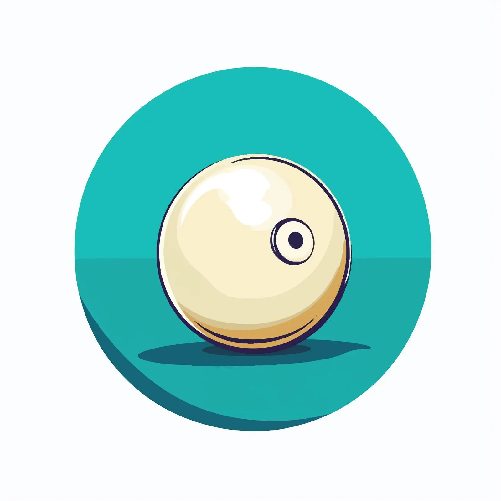 Billiards Ball Icon Vector Image — free download from Dotvec