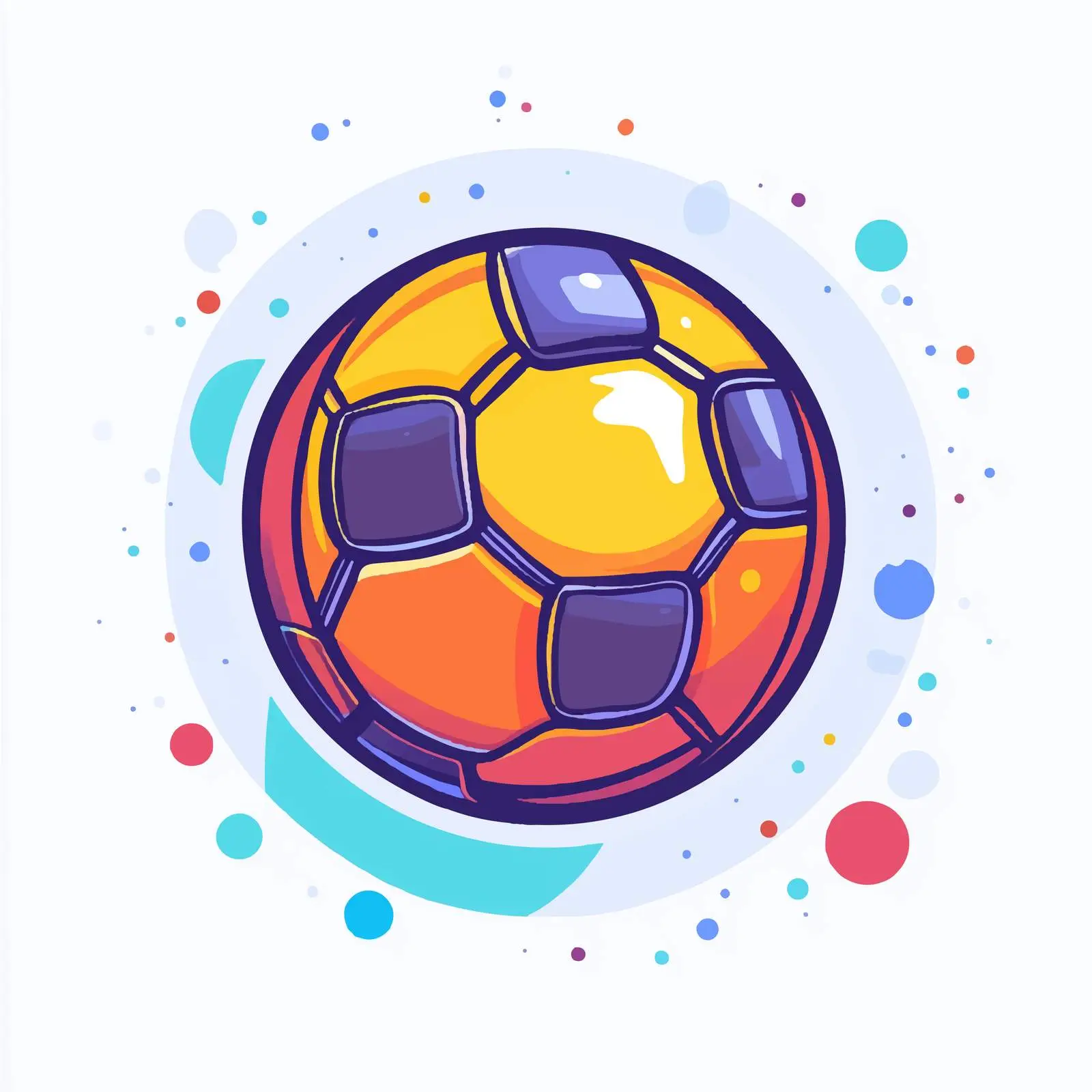 Soccer Ball Icon Vector Illustration — free download from Dotvec