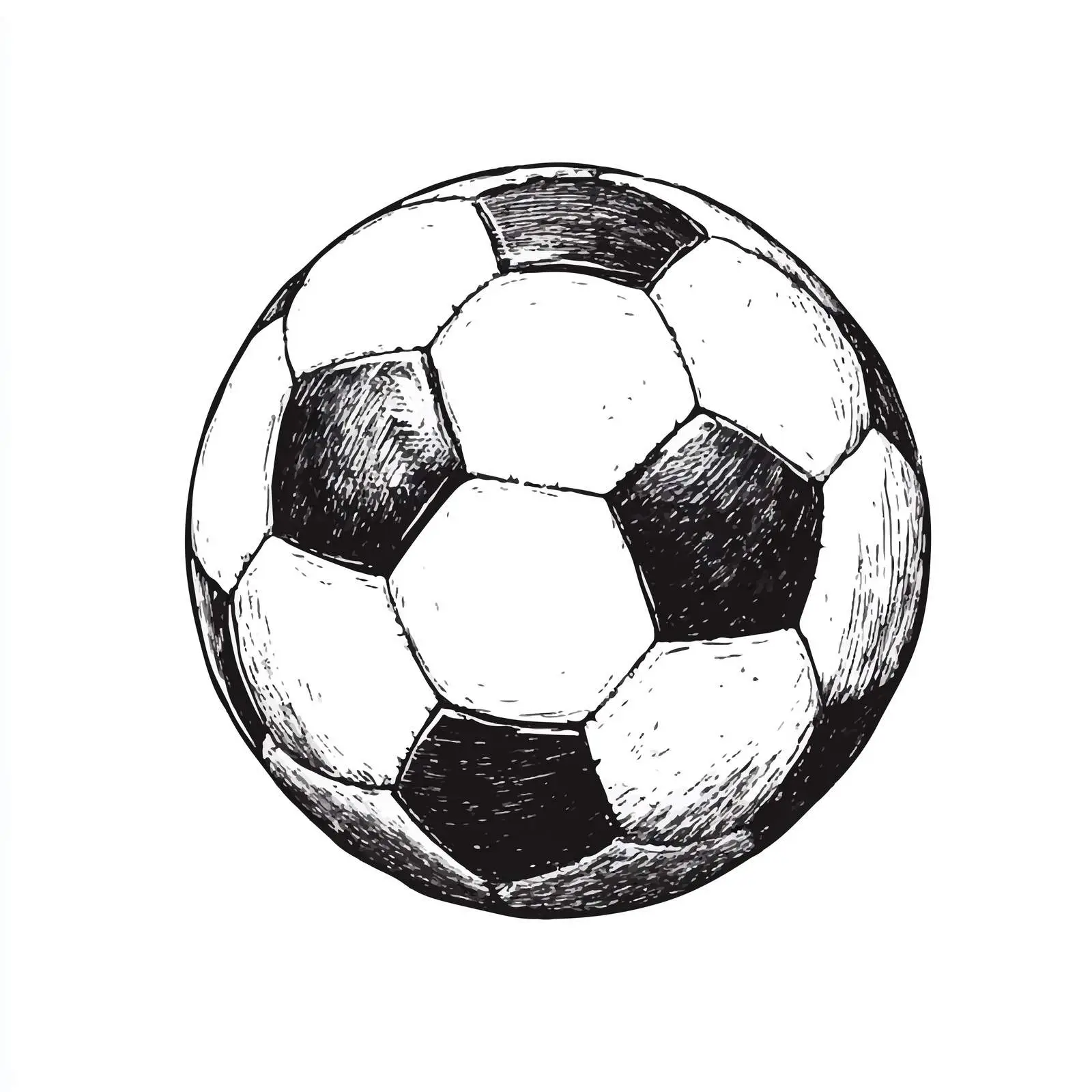 Hand-Drawn Soccer Football Ball Vector — free download from Dotvec