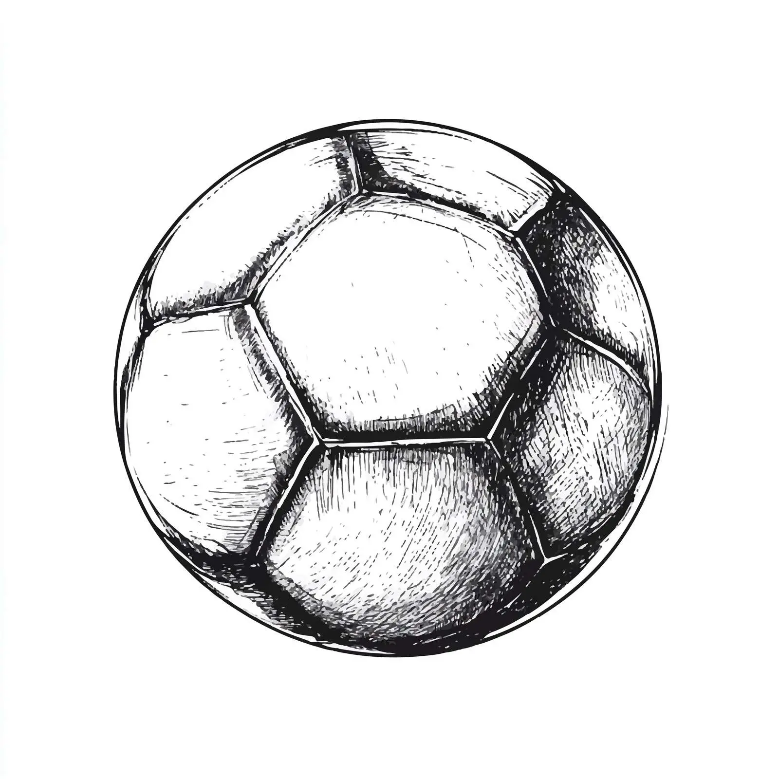 Hand-Drawn Soccer Football Sketch — free download from Dotvec