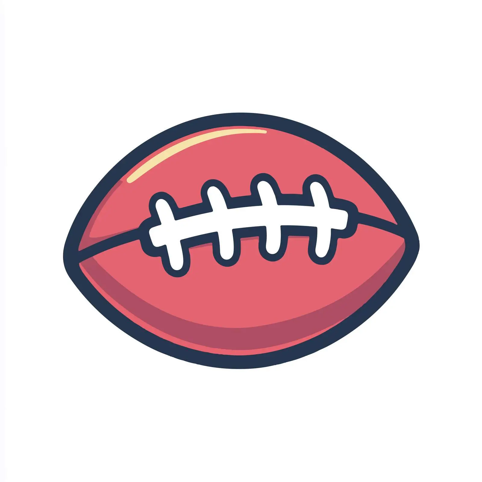 Isolated American Football Icon Vector — free download from Dotvec