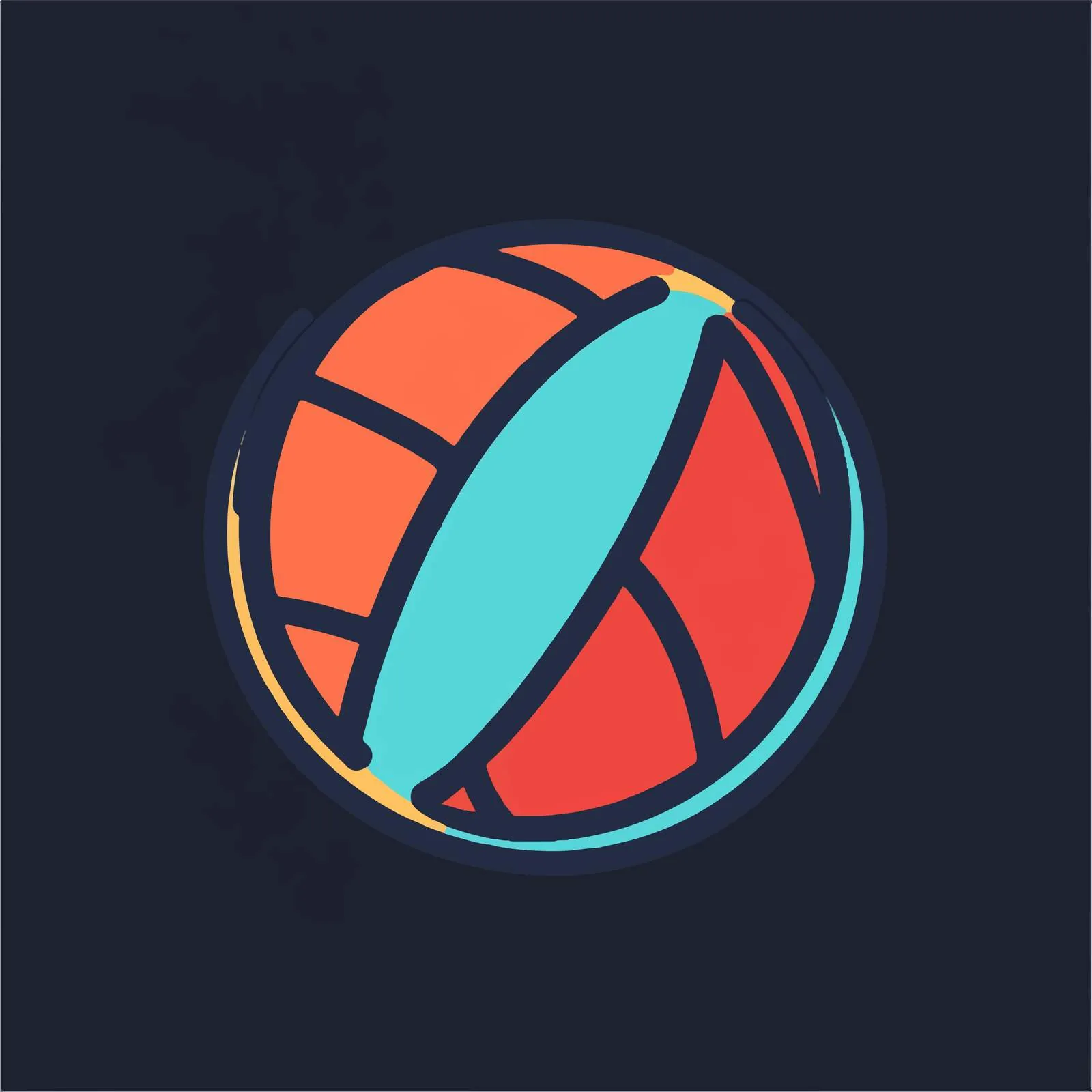 Isolated Ball Icon Vector for Sports Equipment — free download from Dotvec